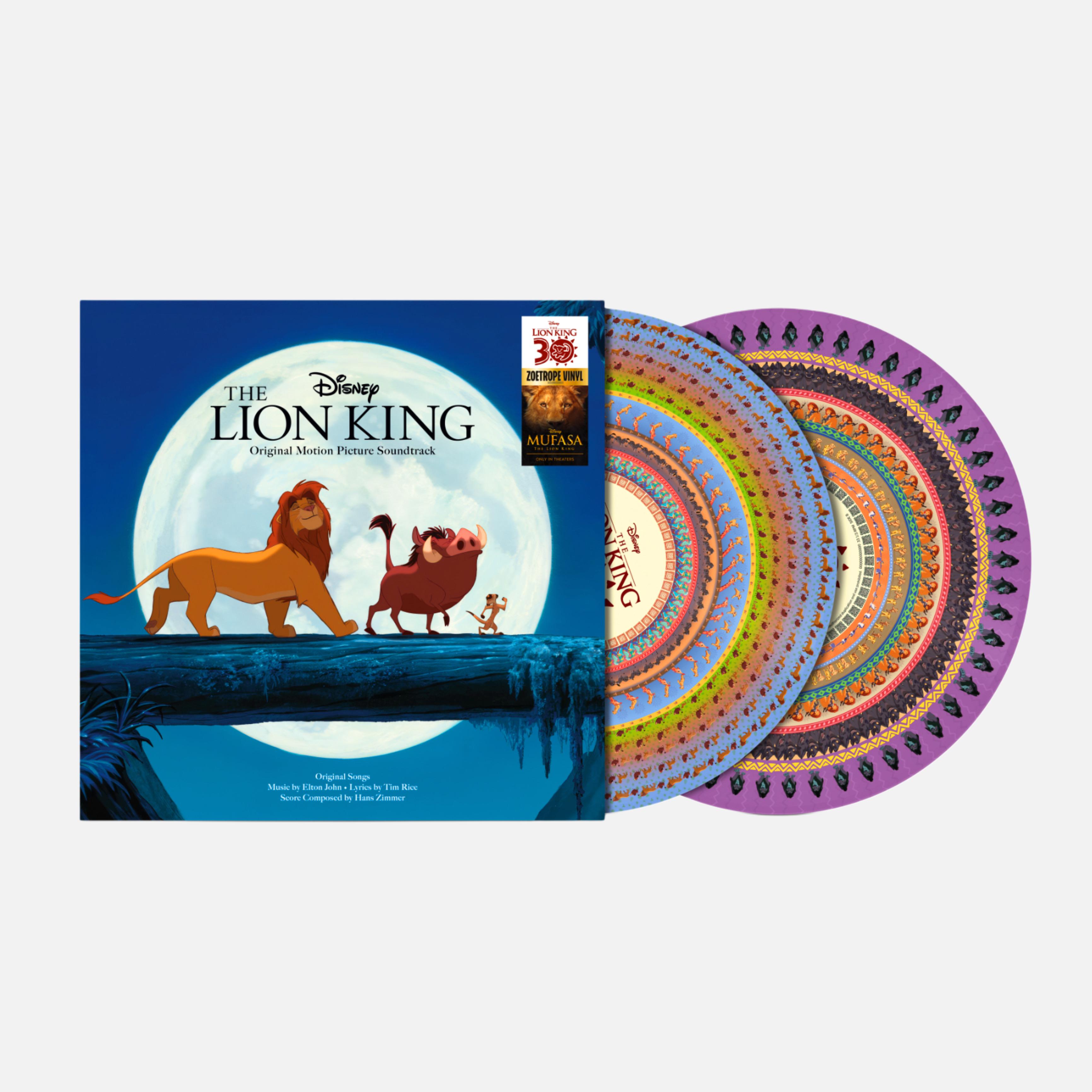 Disney The Lion King LP Soundtrack 30th Anniversary Limited Edition (Zoetrope Version)