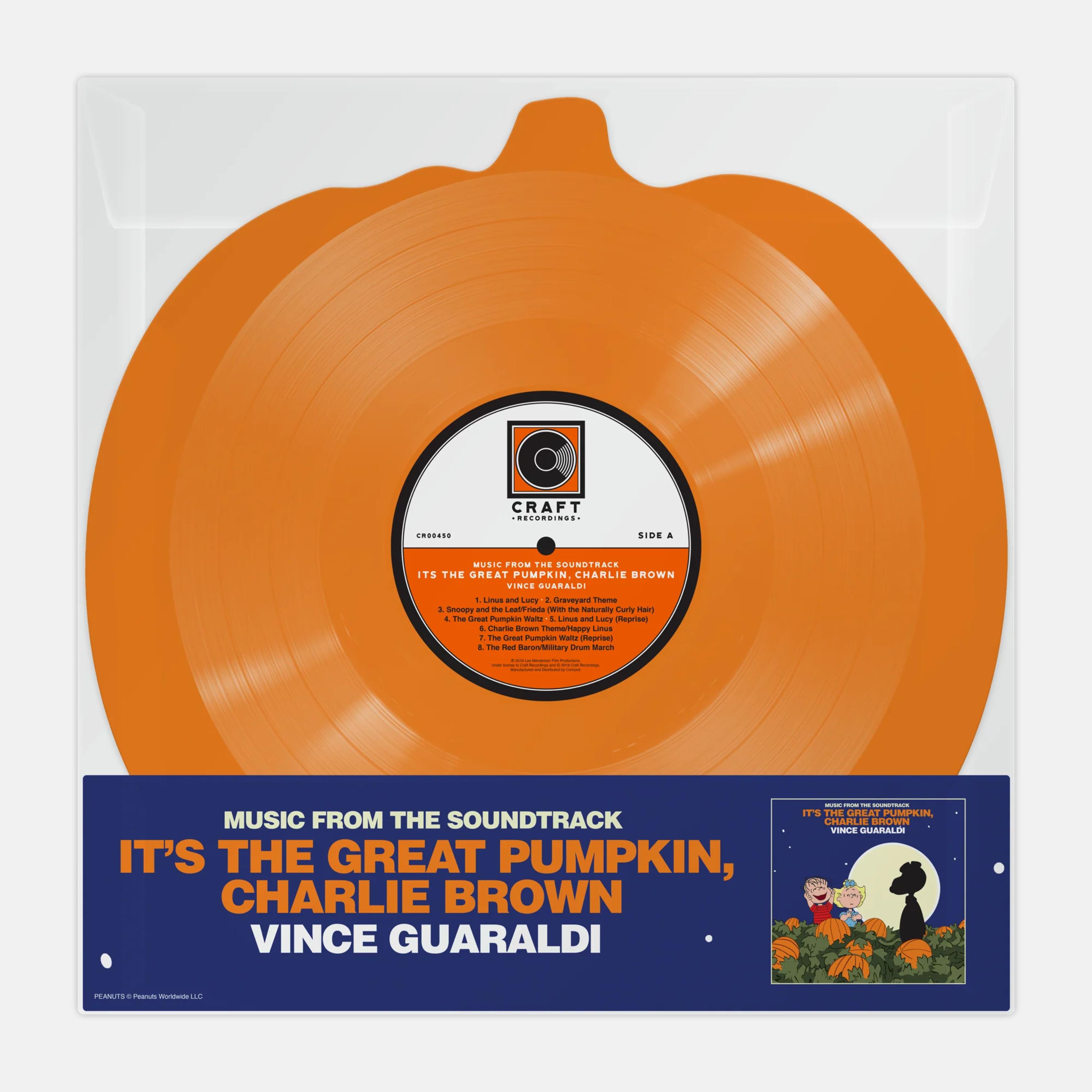 Charlie Brown Jazz LP Snoopy It's The Great Pumpkin Charlie Brown (Pumpkin Disc)