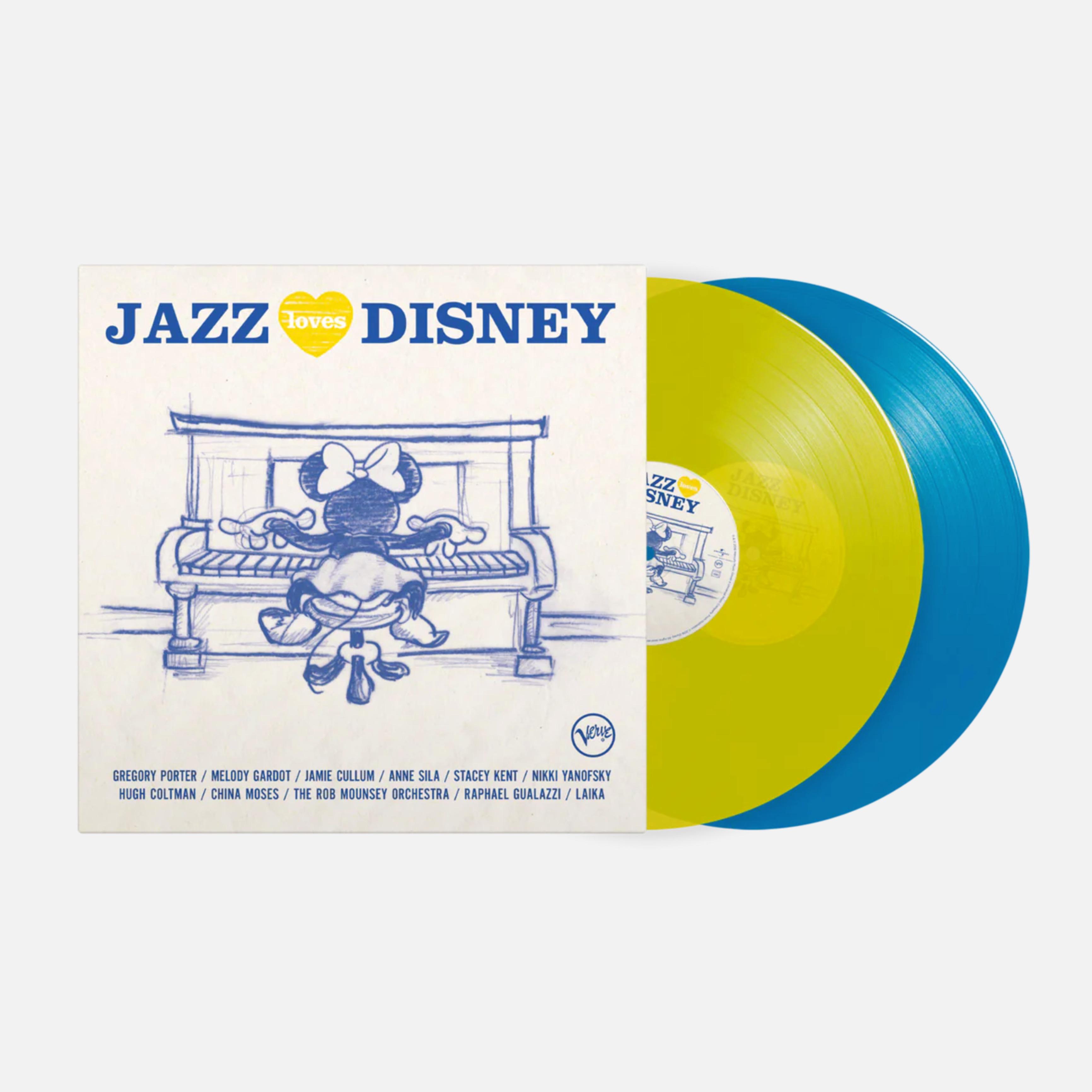 Disney Jazz LP Jazz Loves Disney (Blue Yellow Vinyl)