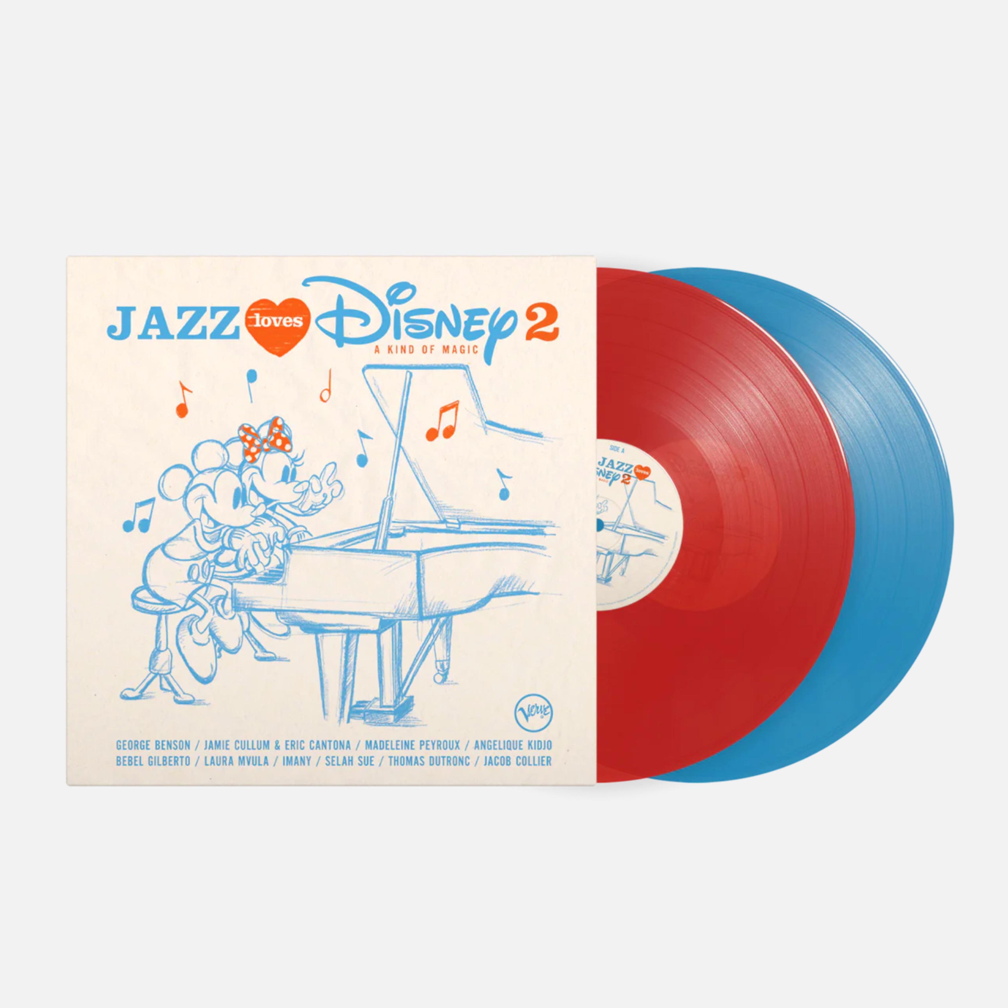 Disney Jazz LP Jazz Loves Disney 2 (Blue/Red Colored Vinyl)