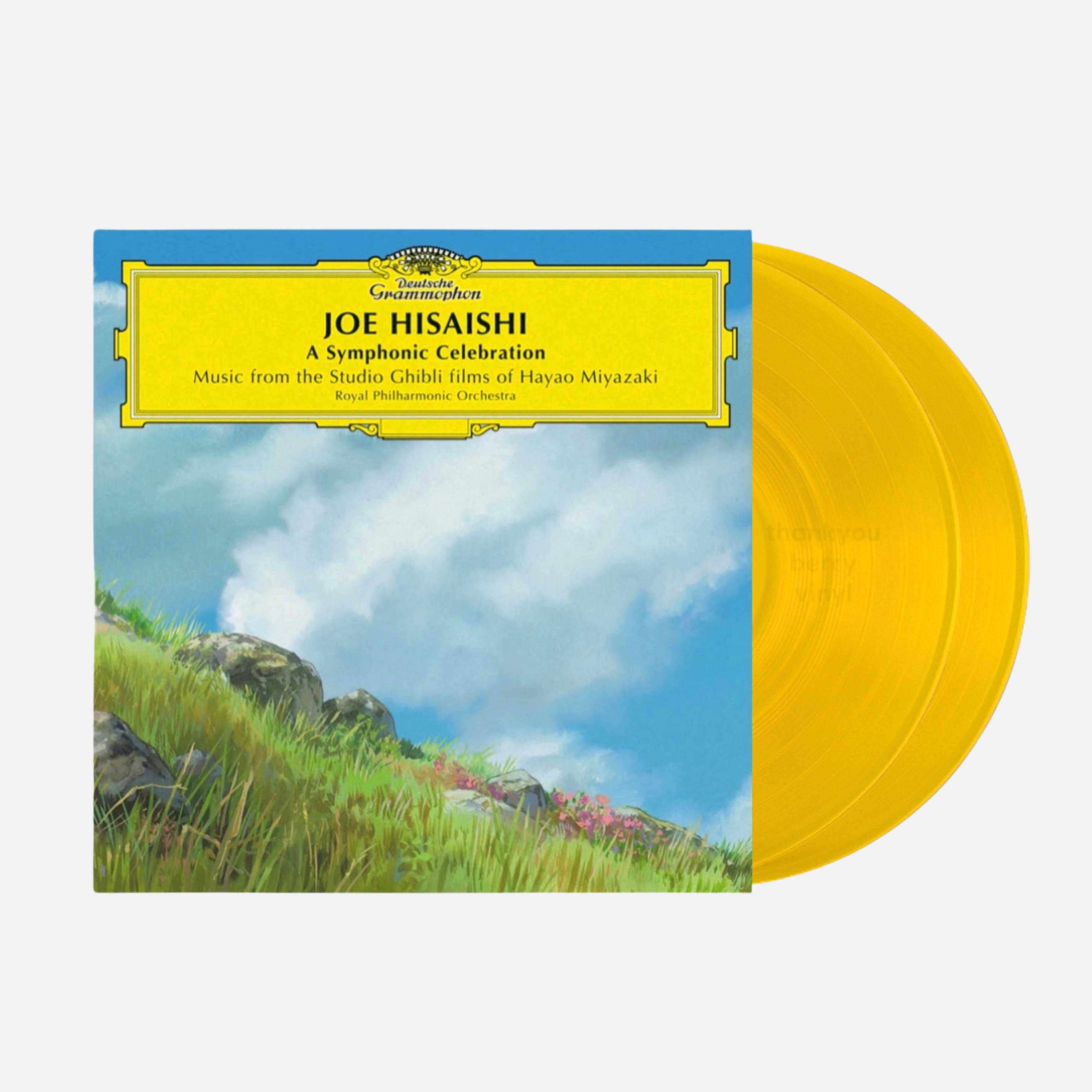 Studio Ghibli LP Orchestra Album Hisaishi Jo (Limited Edition/Yellow Vinyl)