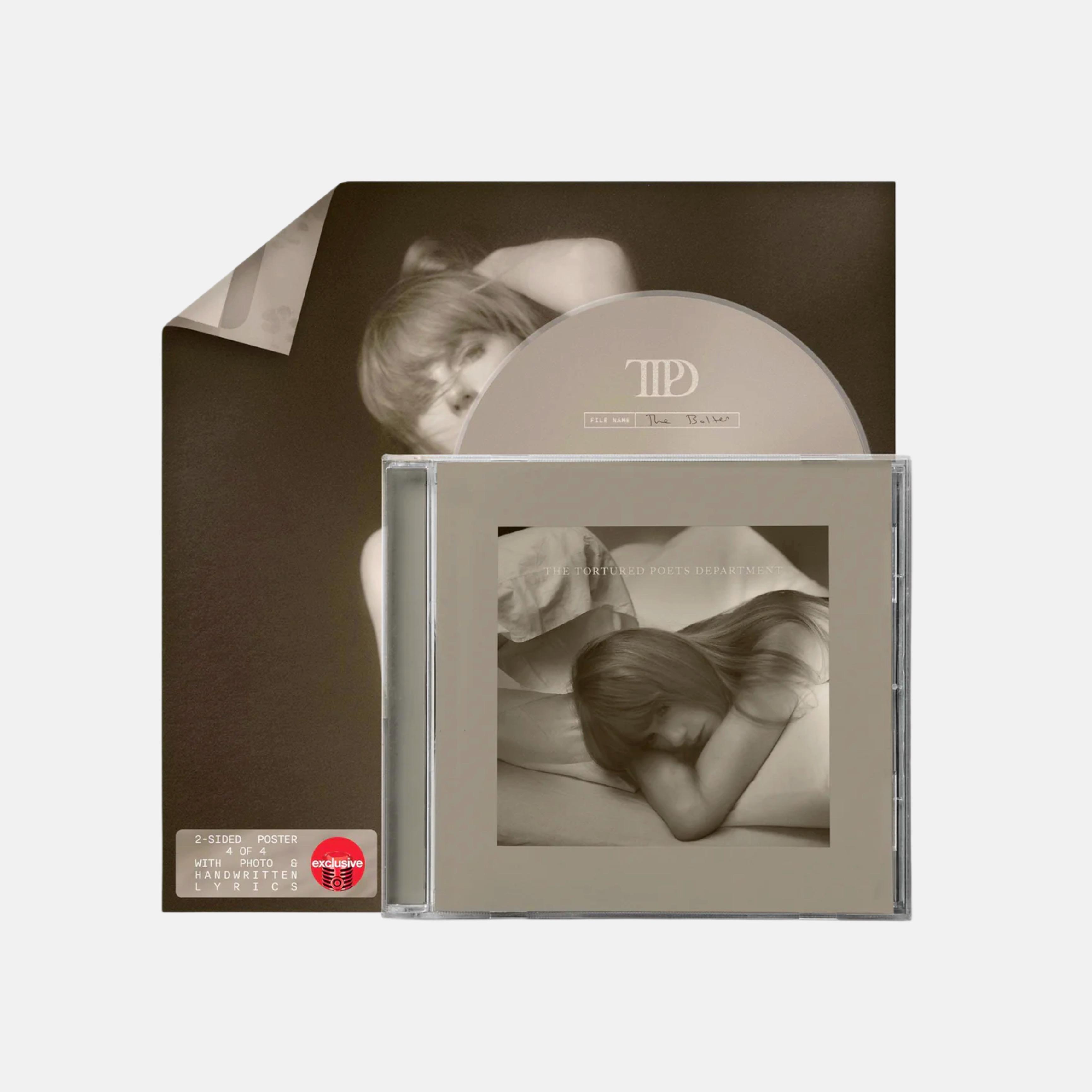 Taylor Swift CD Regular 11th Album TTPD (Beige Color/Mini Poster)