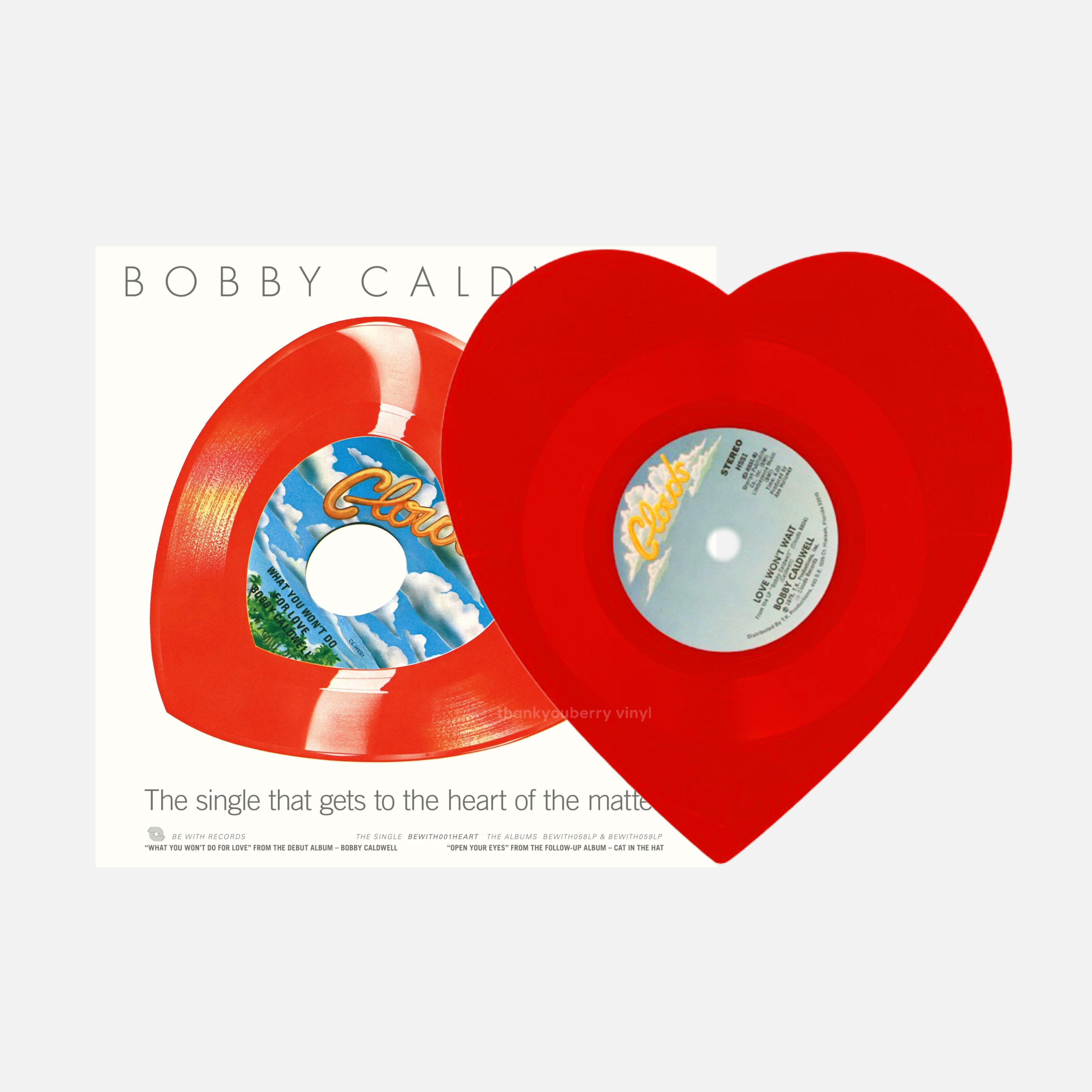 Bobby Caldwell LP Heart Vinyl What You Won't Do for Love (Limited Edition)