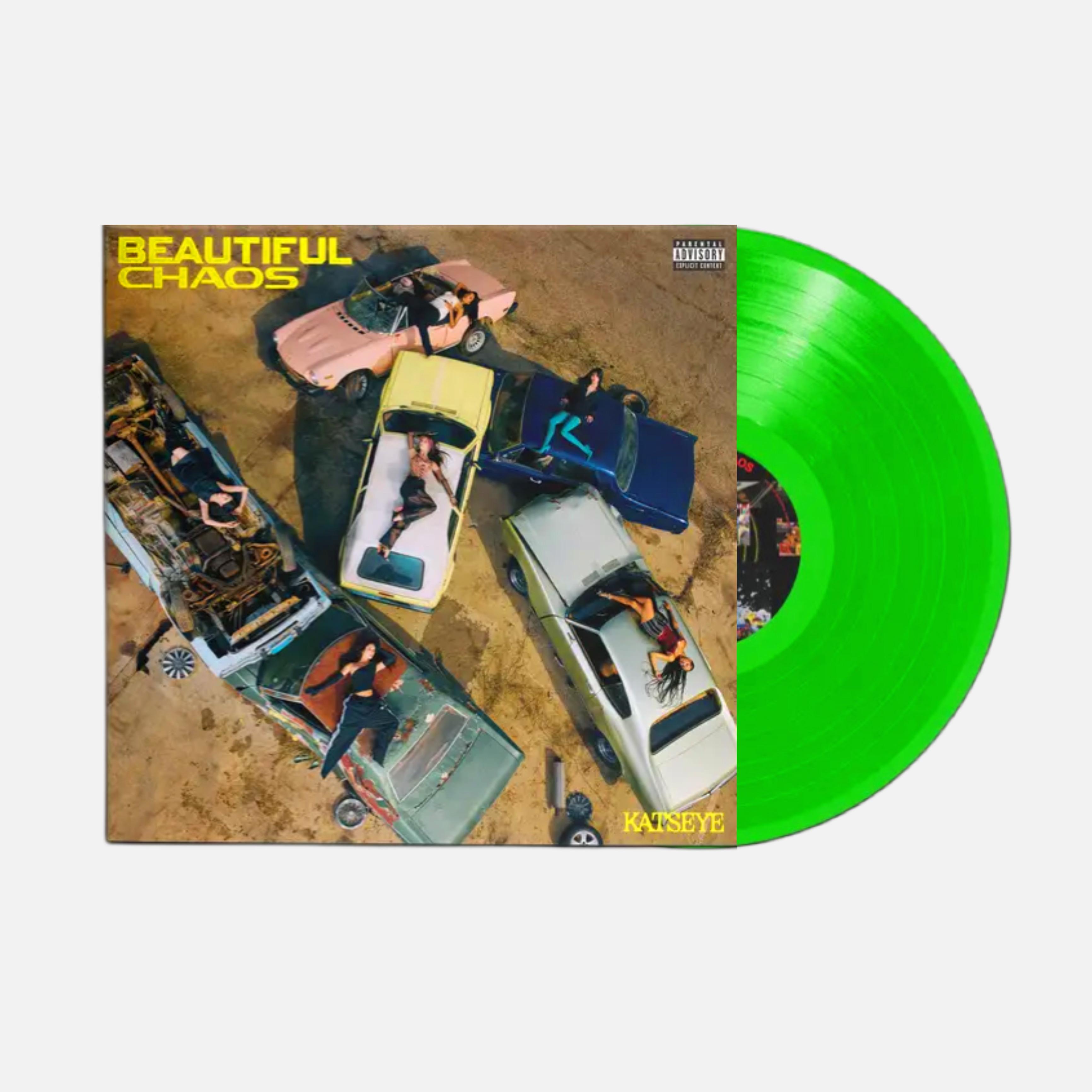 Cat's Eye LP Mini Album Vol.2 BEAUTIFUL CHAOS (Green Vinyl with Photocard)