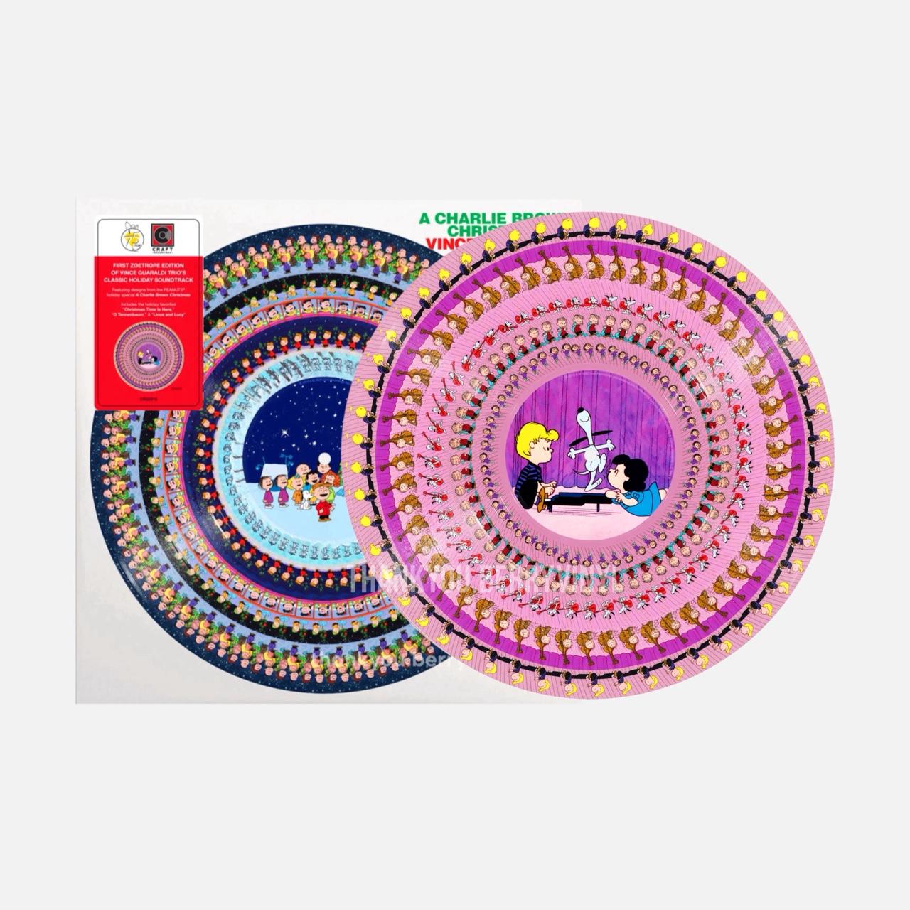 Charlie Brown Christmas LP Carol 60th Anniversary Limited Edition (Zoetrope Edition)