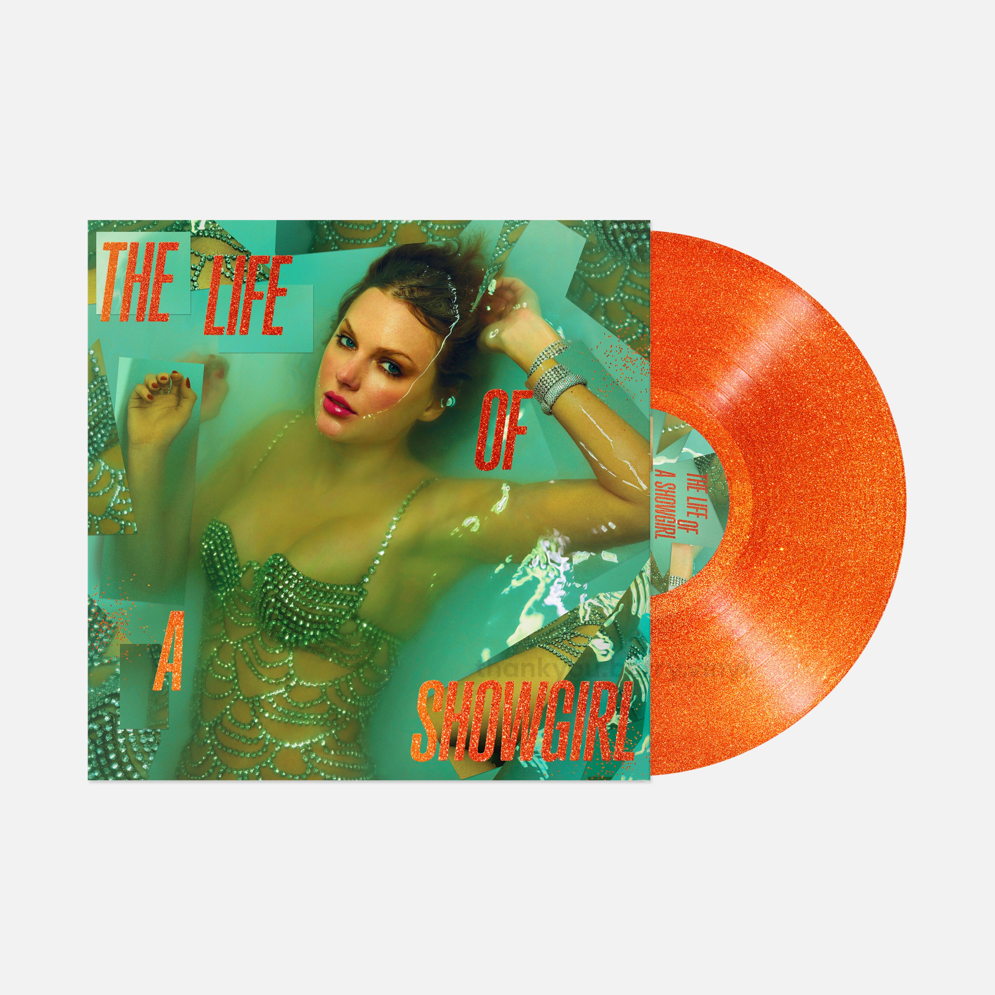 Taylor Swift LP Regular 12th Album THE LIFE OF A SHOWGIRL (Orange Color)
