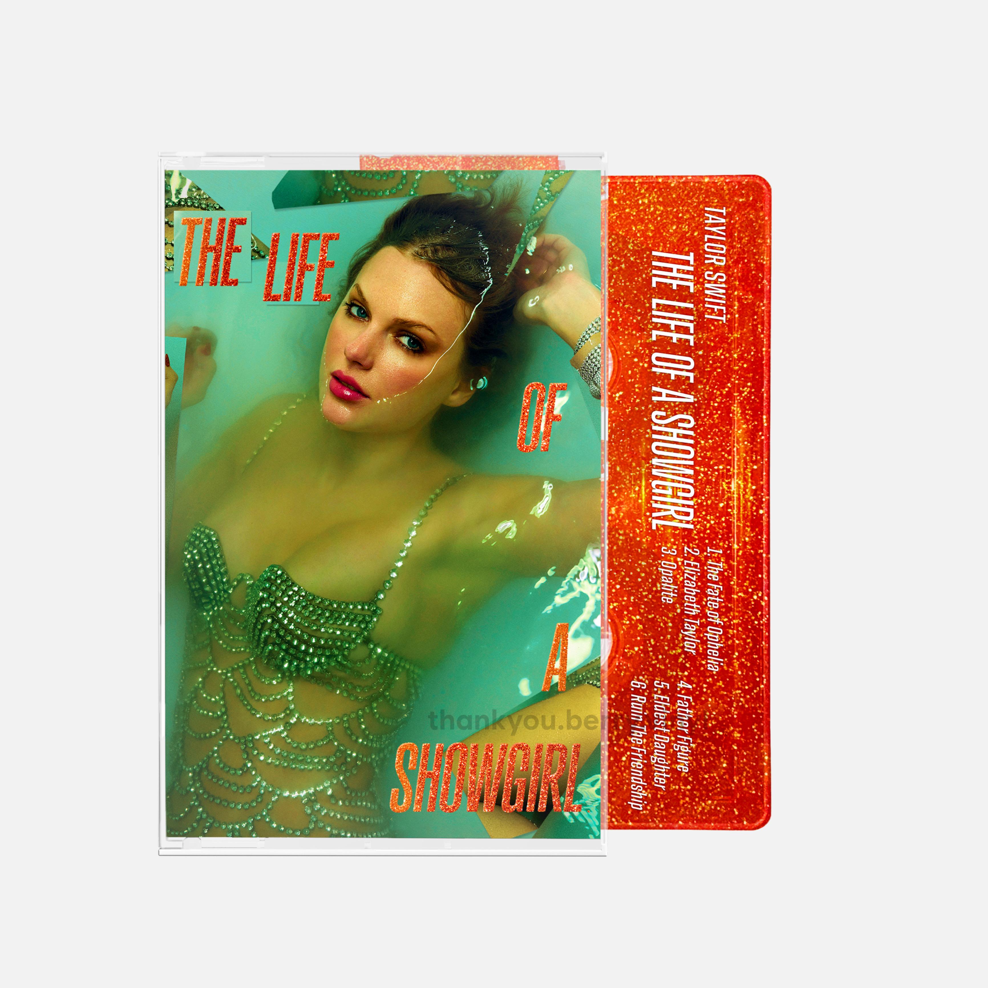 Taylor Swift Cassette Tape Regular 12th Album THE LIFE OF A SHOWGIRL