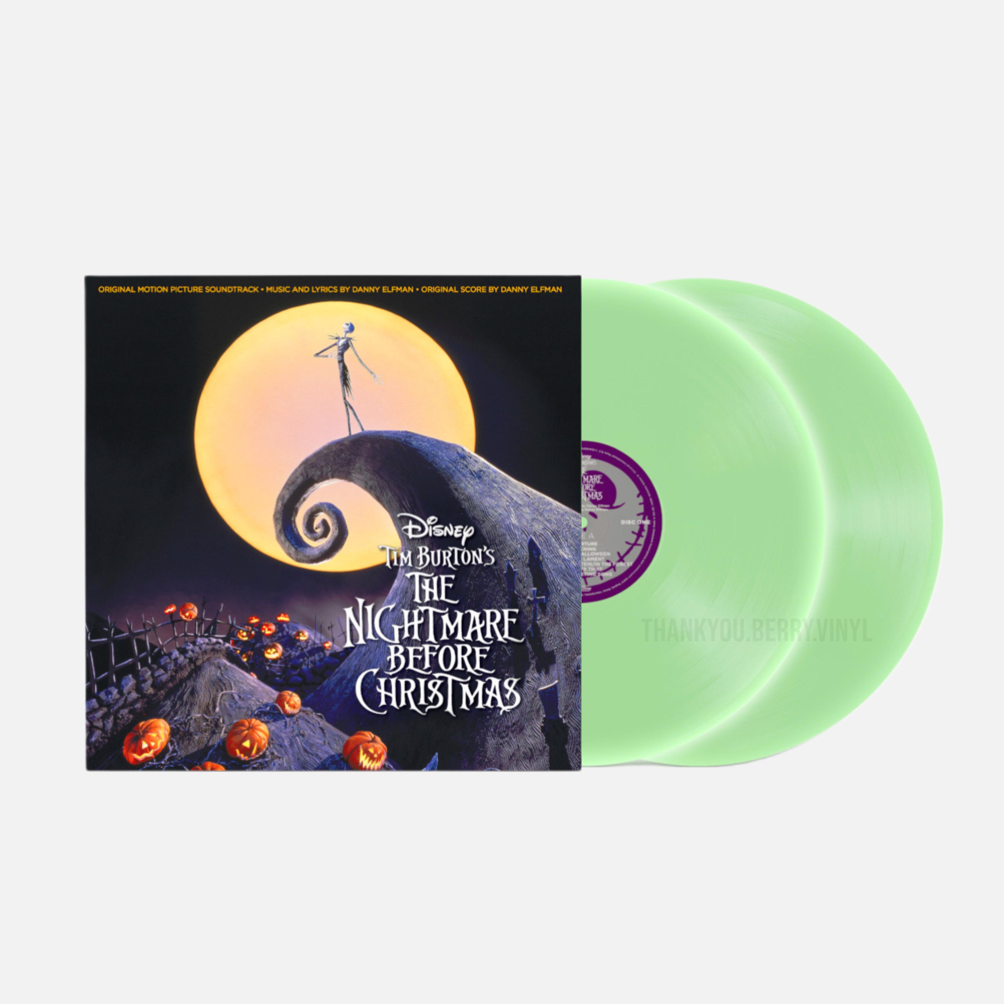 Christmas Nightmare LP Disney Soundtrack (Glow-in-the-Dark Edition)