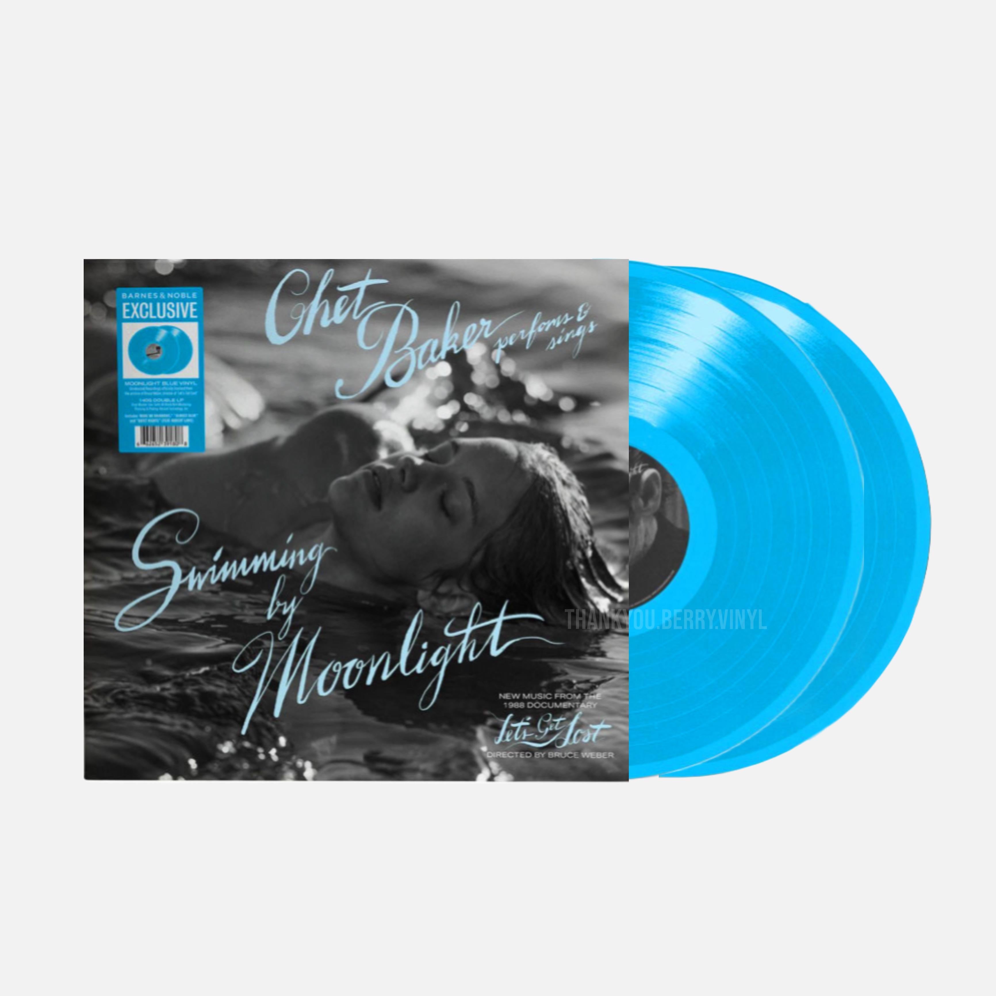 Chet Baker LP Jazz Swimming by Moonlight (Blue Vinyl)