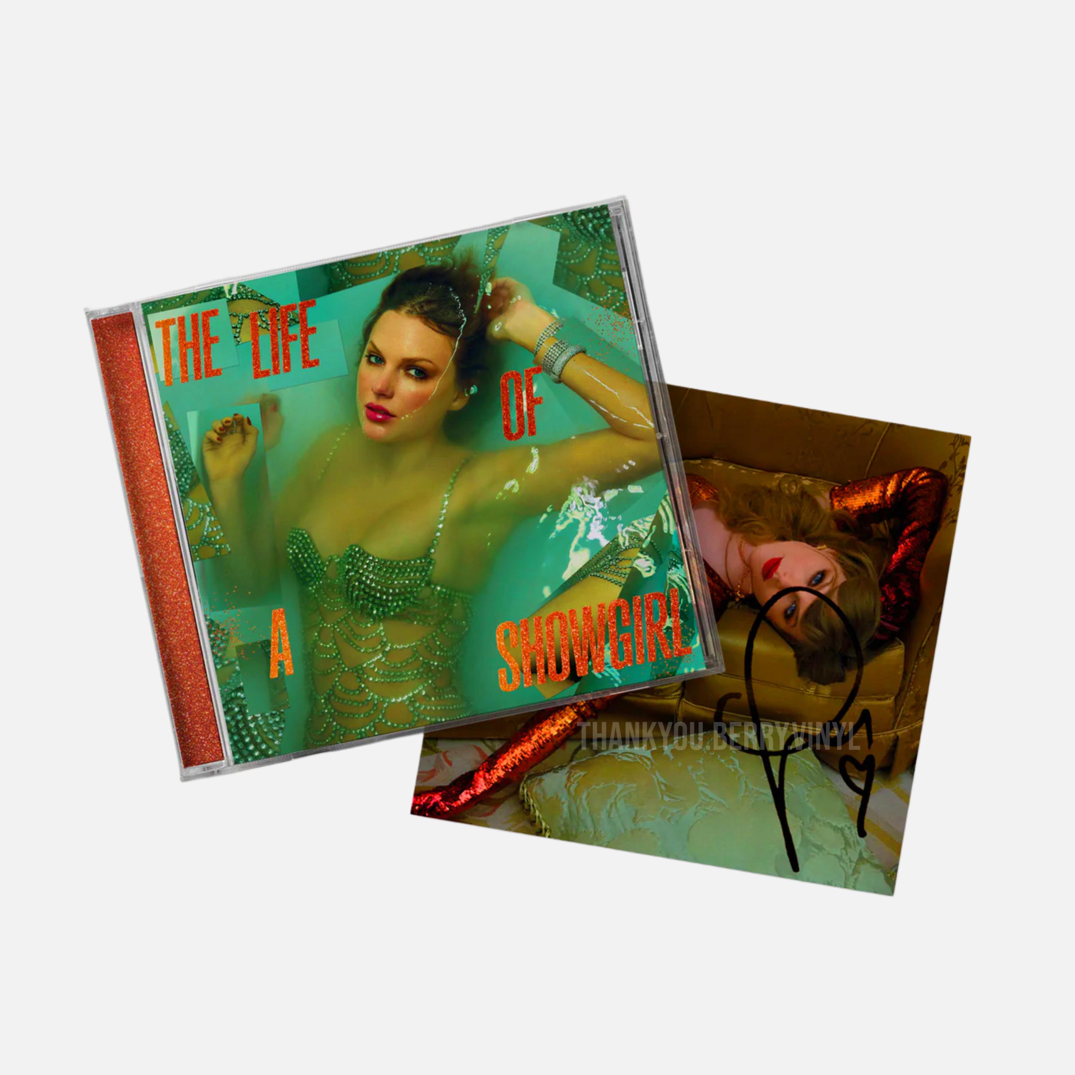 Taylor Swift CD Autographed 12th Album The Life of a Showgirl (Version 2)