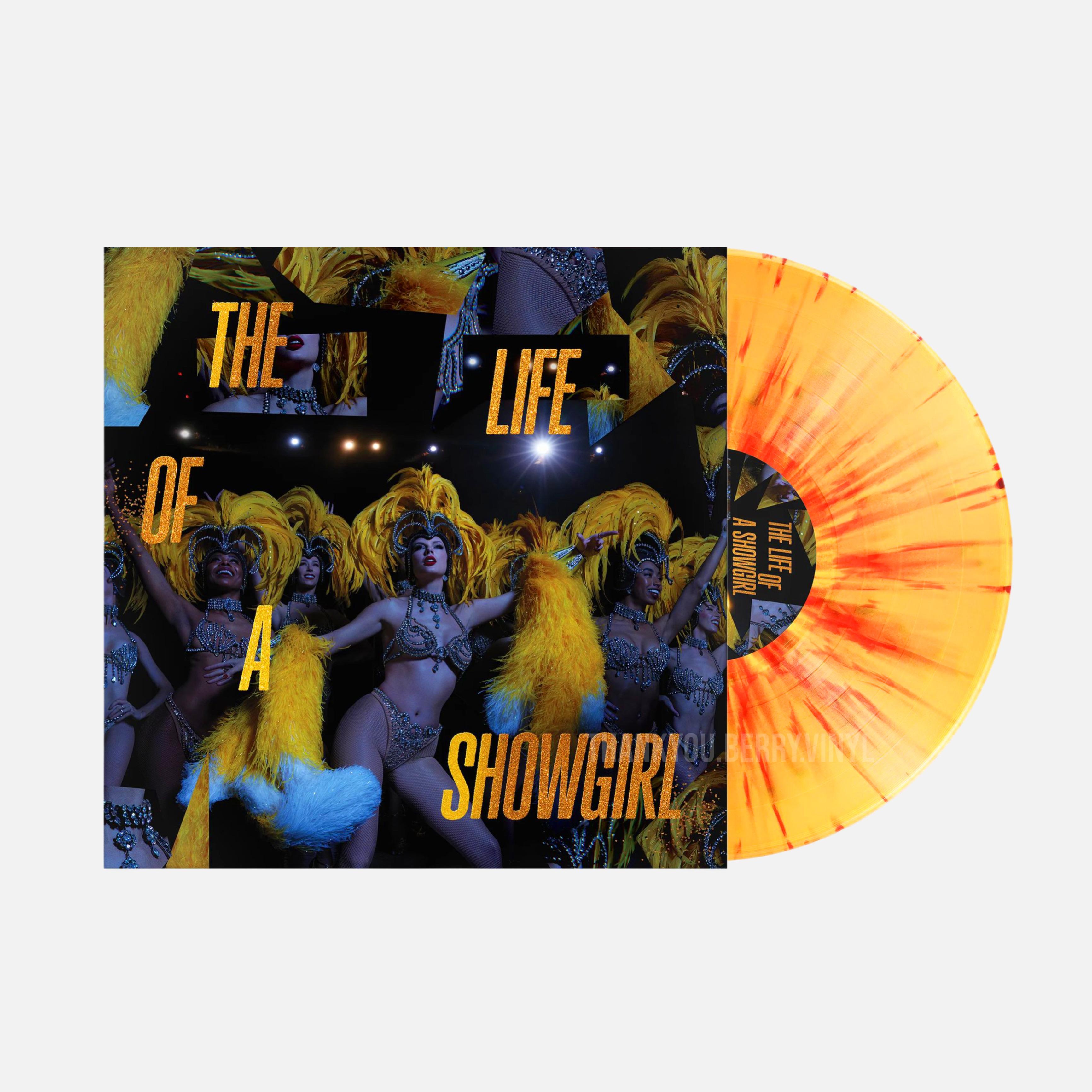Taylor Swift LP Limited Edition Album 12 The Life of a Showgirl (Orange Vinyl)