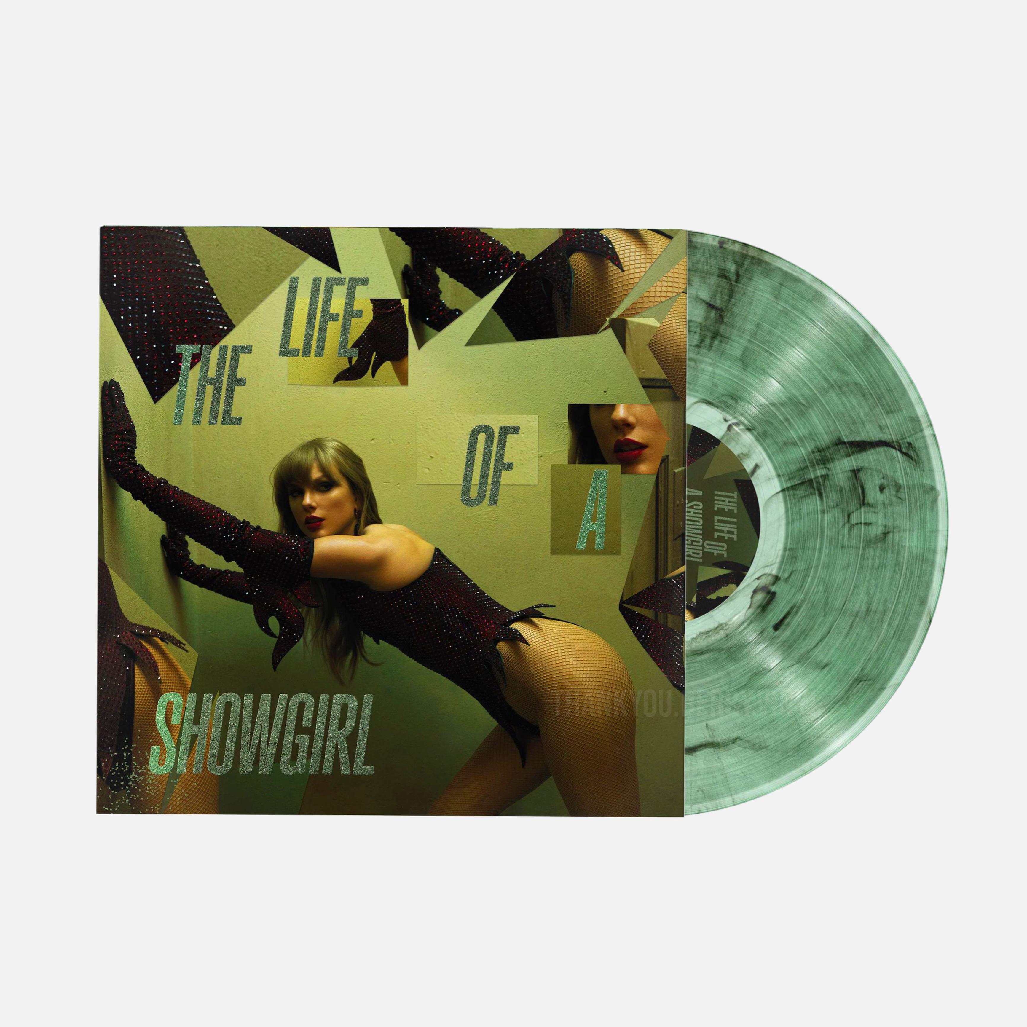 Taylor Swift LP Limited Edition 12th Album THE LIFE OF A SHOWGIRL (Green Vinyl)