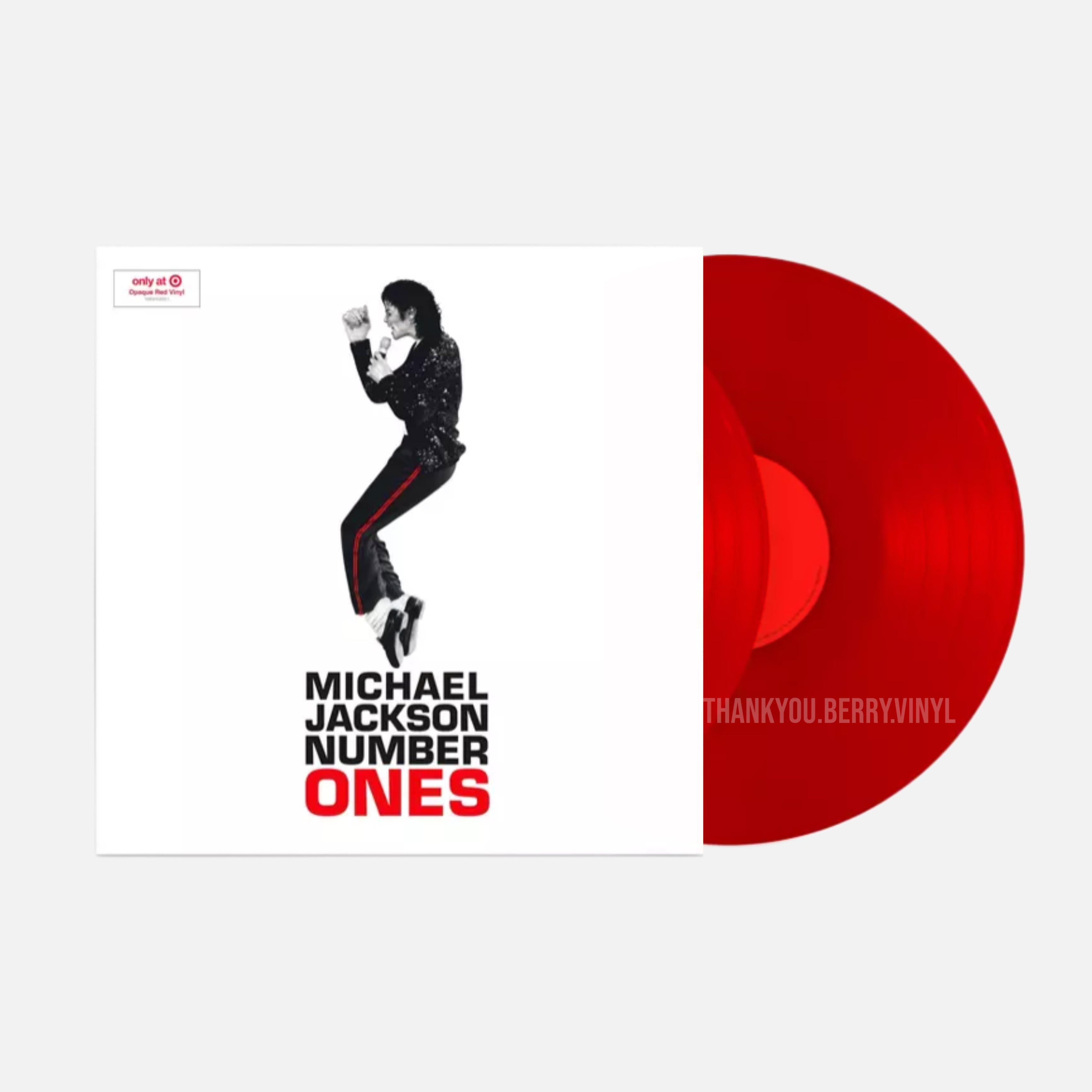 Michael Jackson LP Hits Collection Number Ones (Red Vinyl)