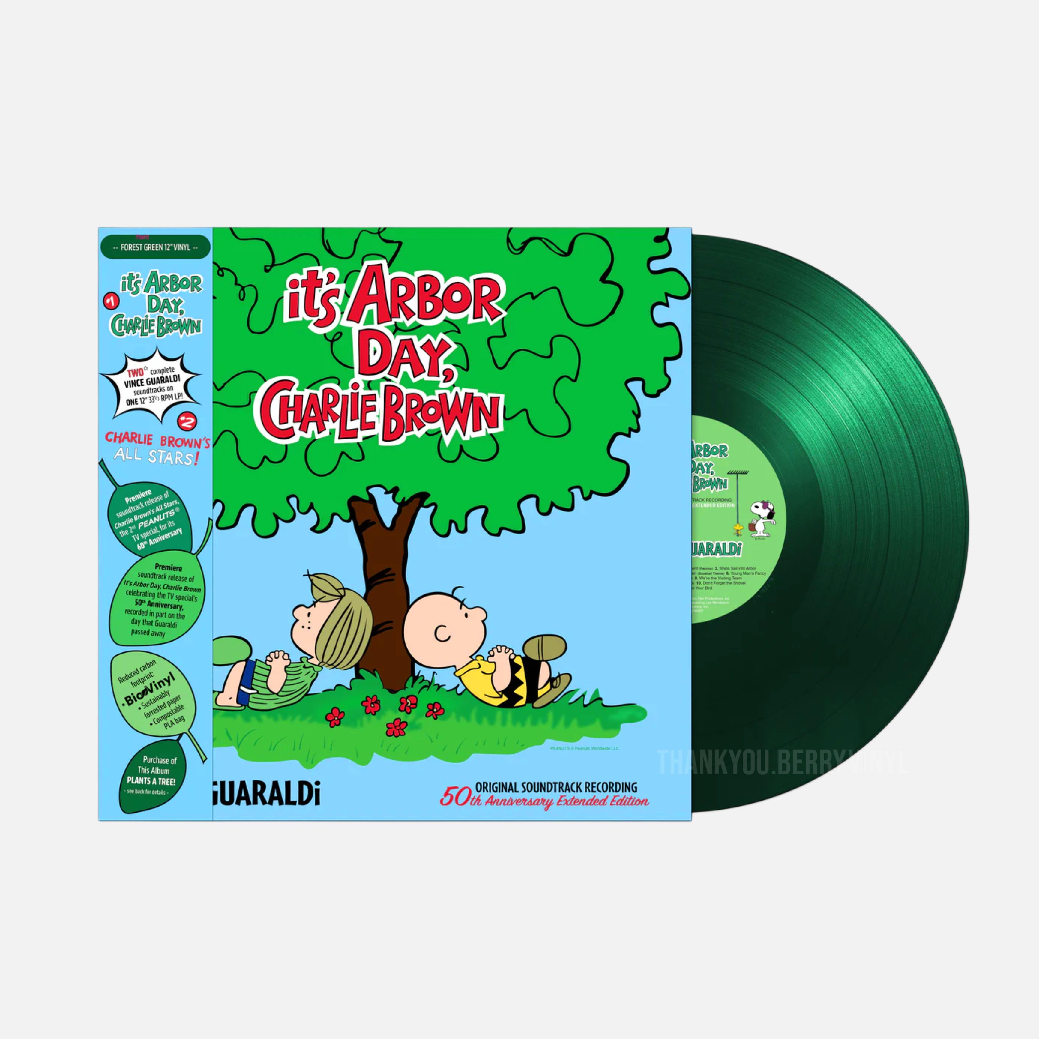 Charlie Brown LP Jazz It's Arbor Day, Charlie Brown (Green Vinyl)