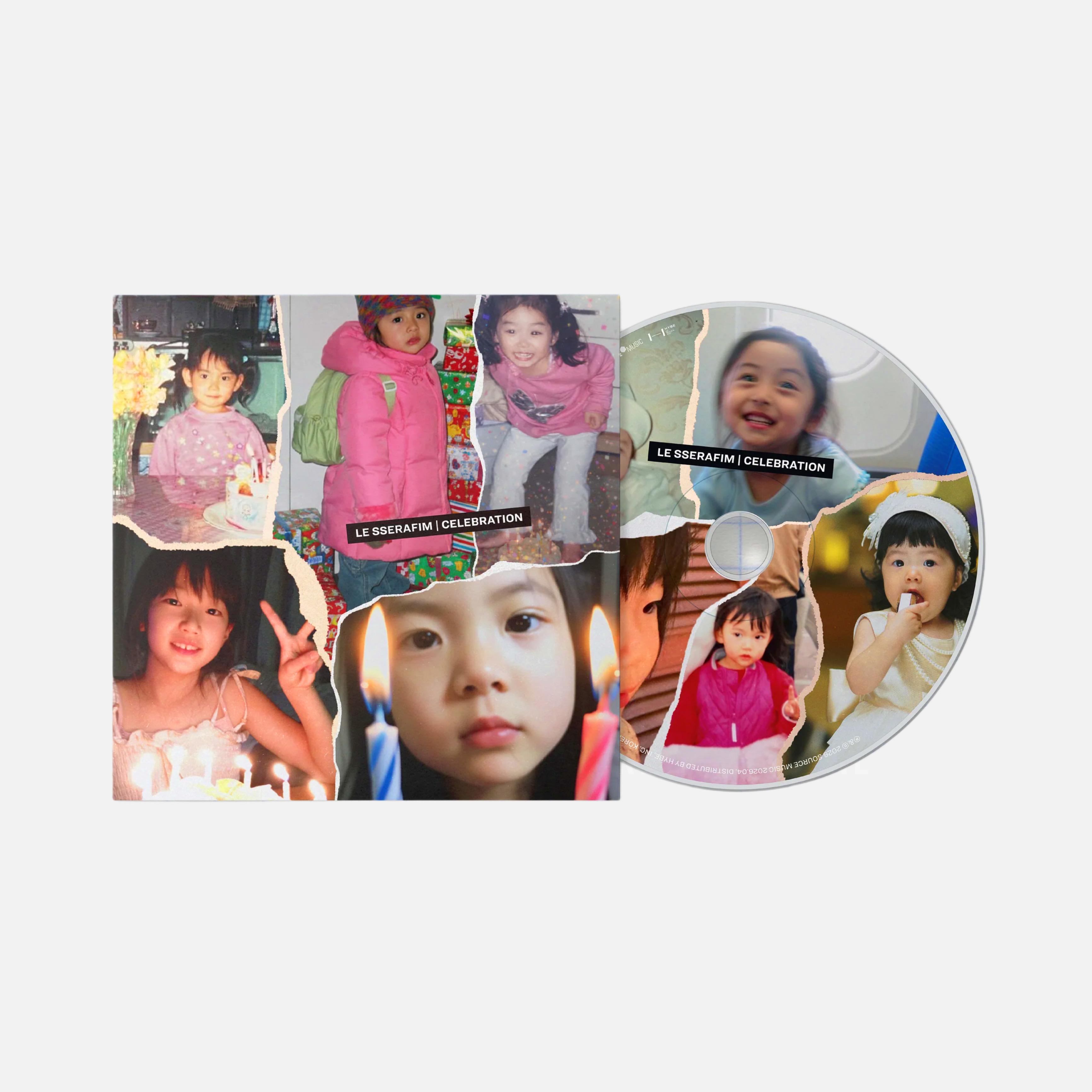 LE SSERAFIM CD Single CELEBRATION (Group Version)