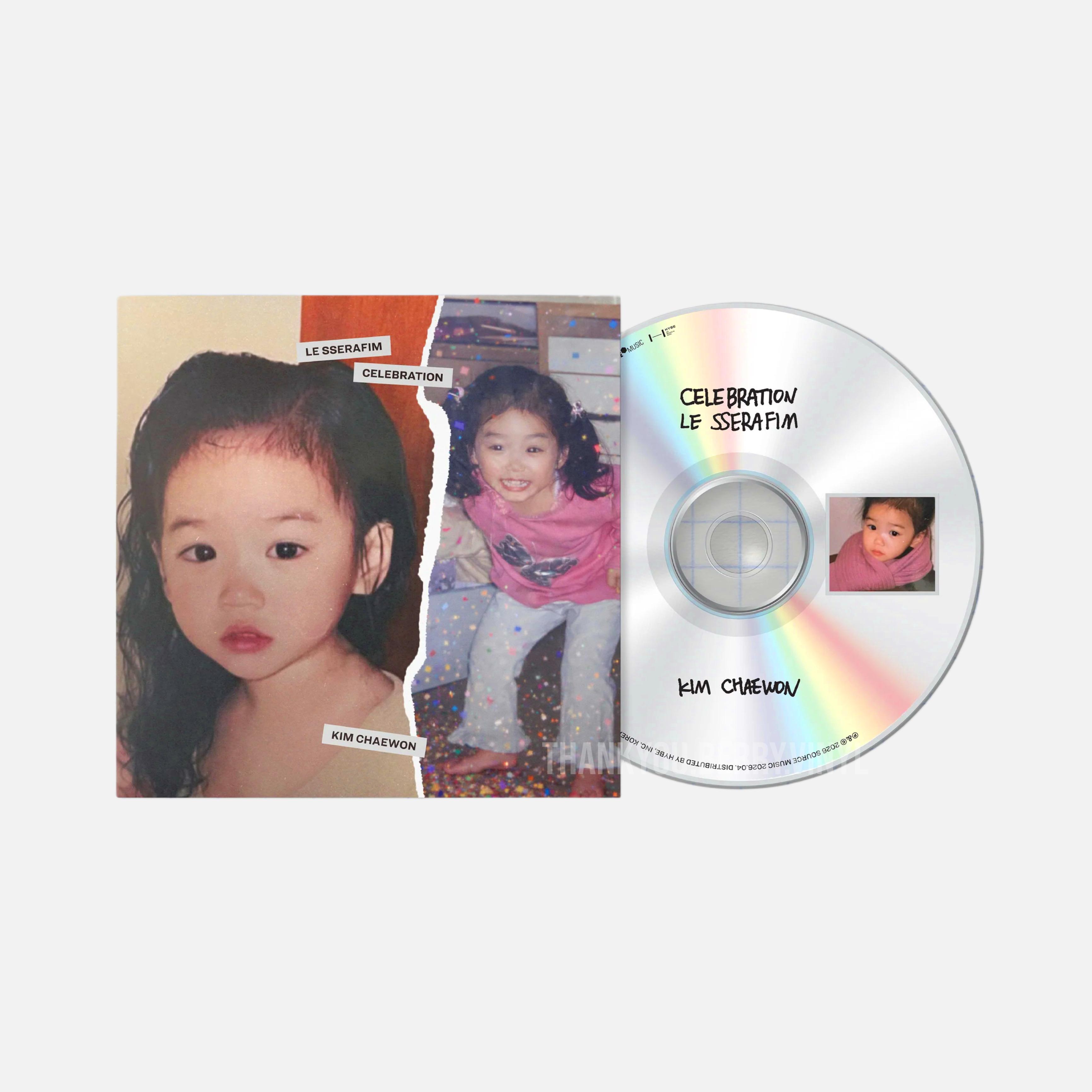 LE SSERAFIM CD Single CELEBRATION (Chaewon Version)