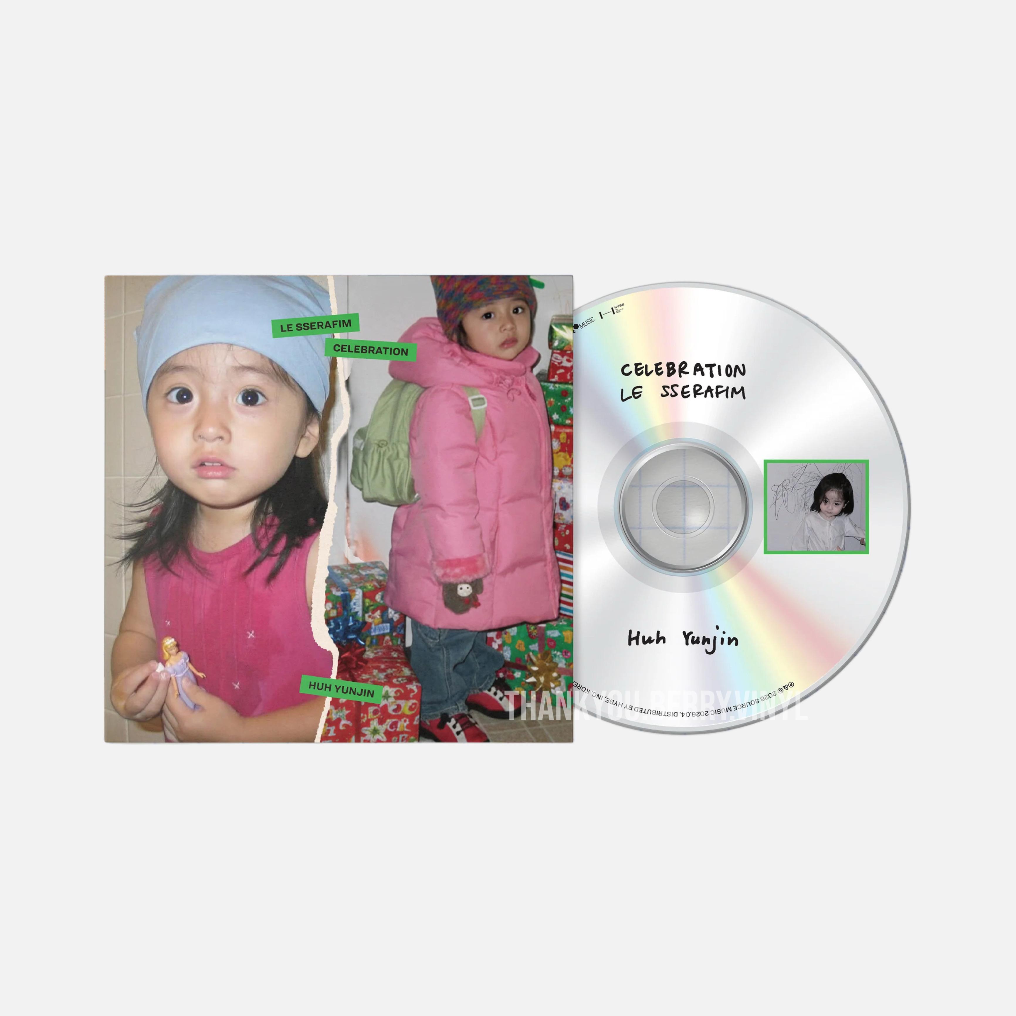 LE SSERAFIM CD Single CELEBRATION (Yunjin Version)