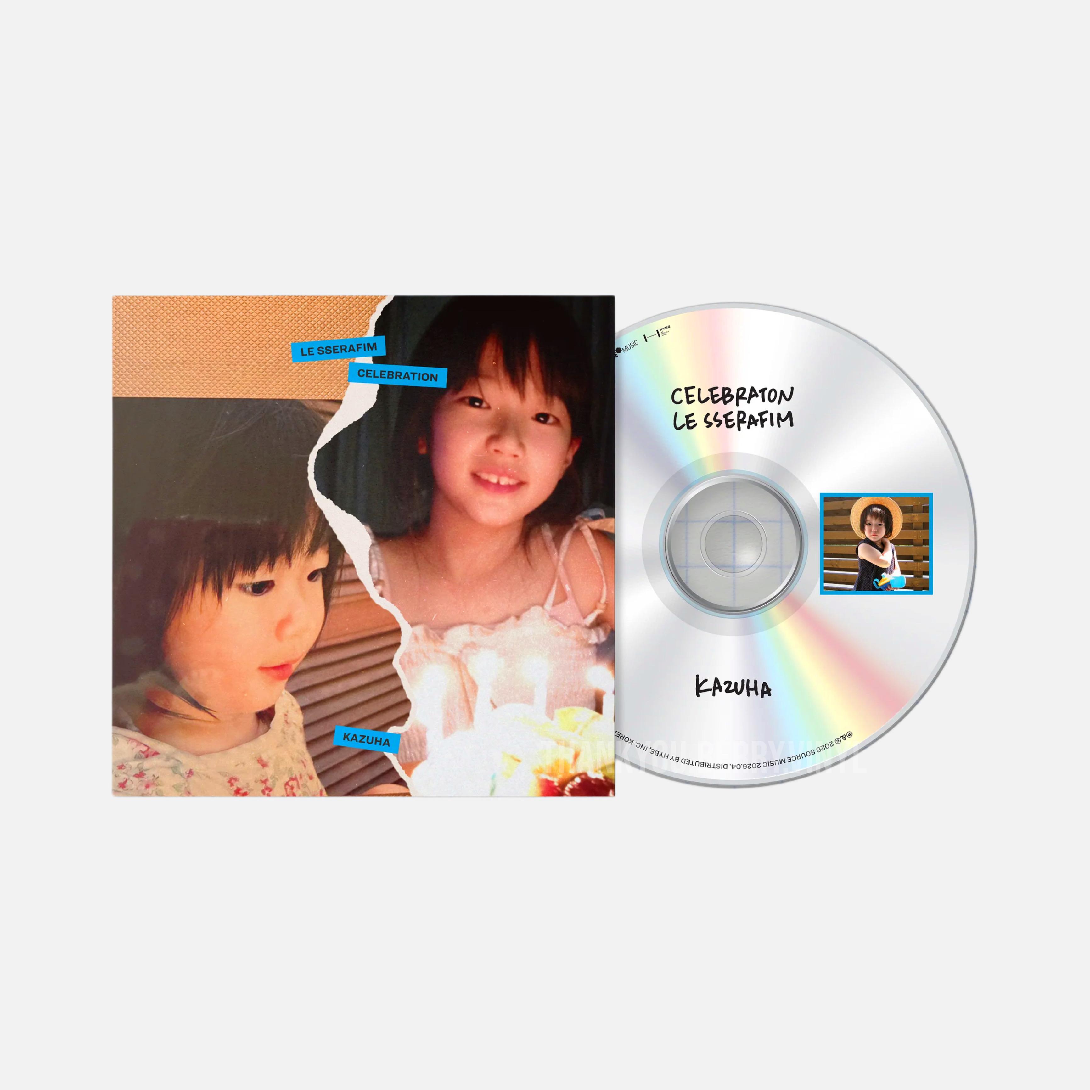 LE SSERAFIM CD Single CELEBRATION (Kazuha Version)
