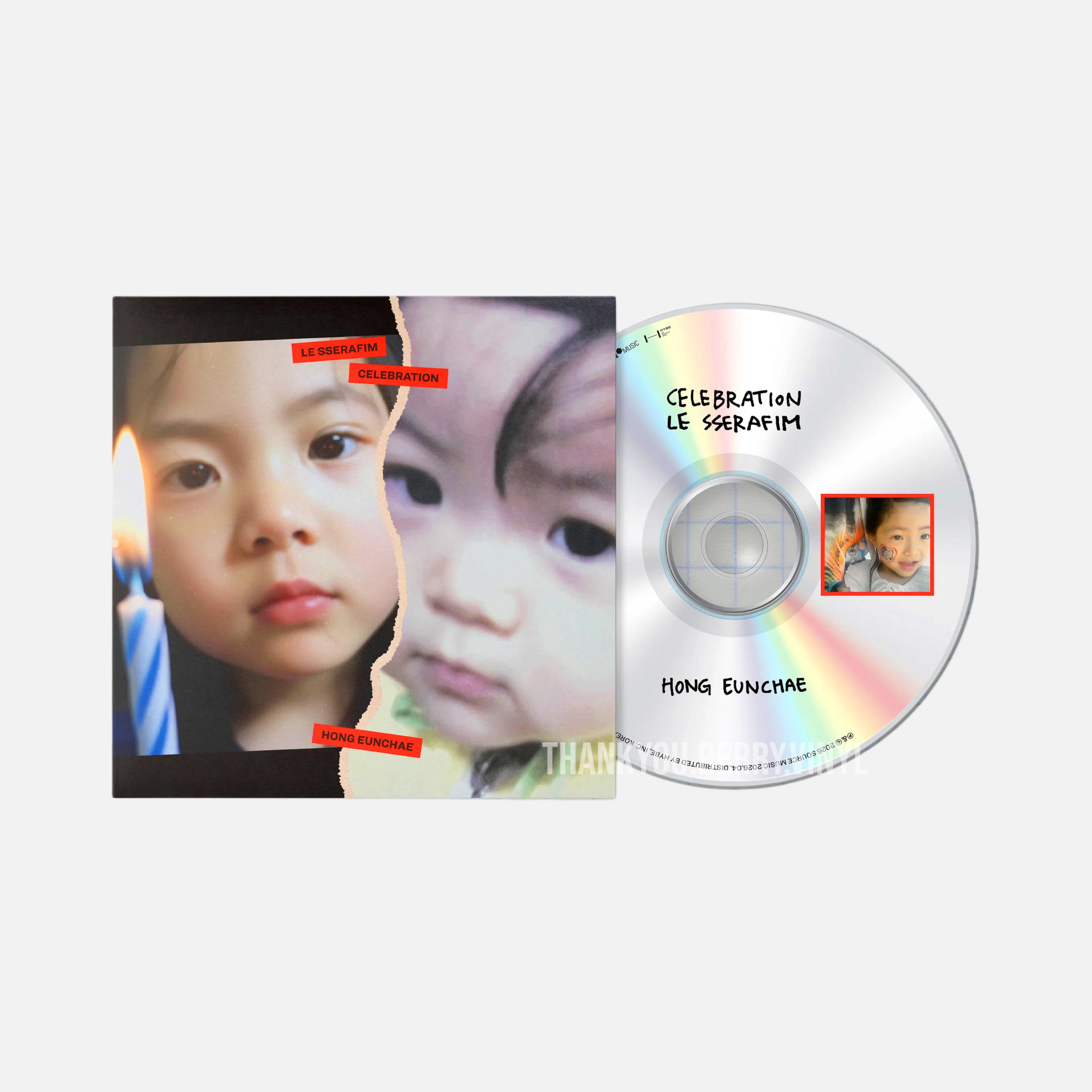 LE SSERAFIM CD Single CELEBRATION (Eunchae Version)