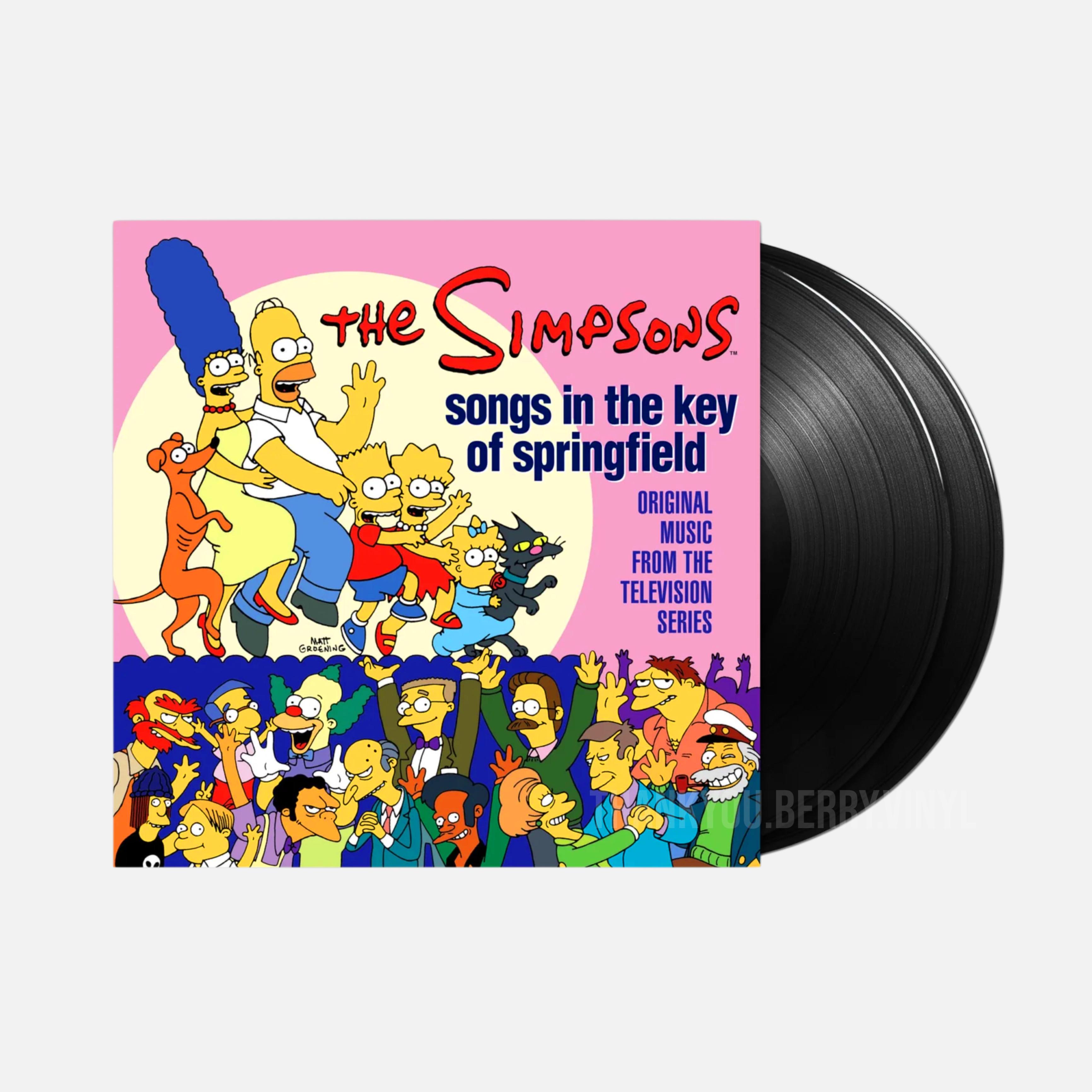 The Simpsons LP Animation Soundtrack (Deluxe/Black Vinyl)