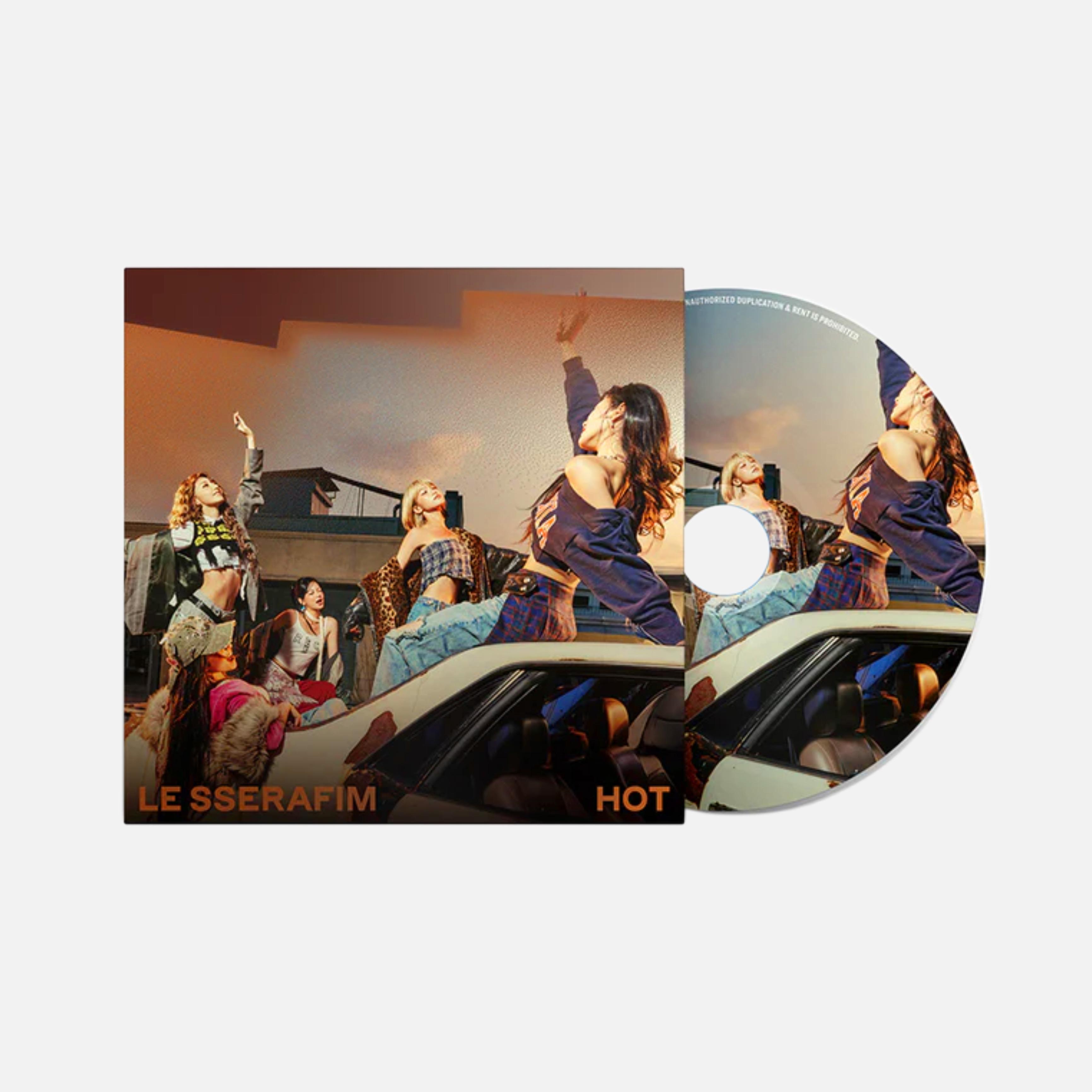 LE SSERAFIM CD Single HOT (Group Version)