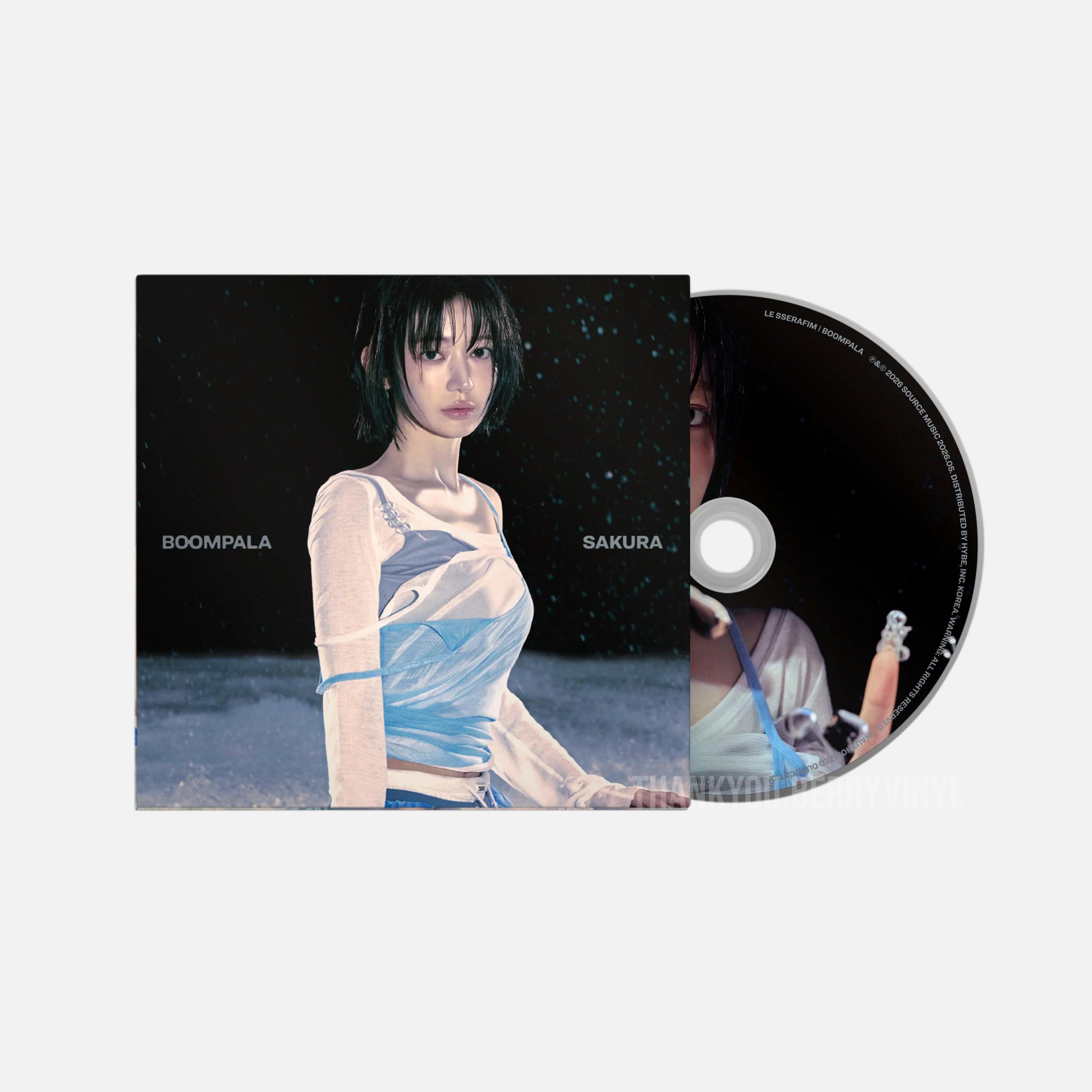LE SSERAFIM CD Single BOOMPALA (Sakura Version)