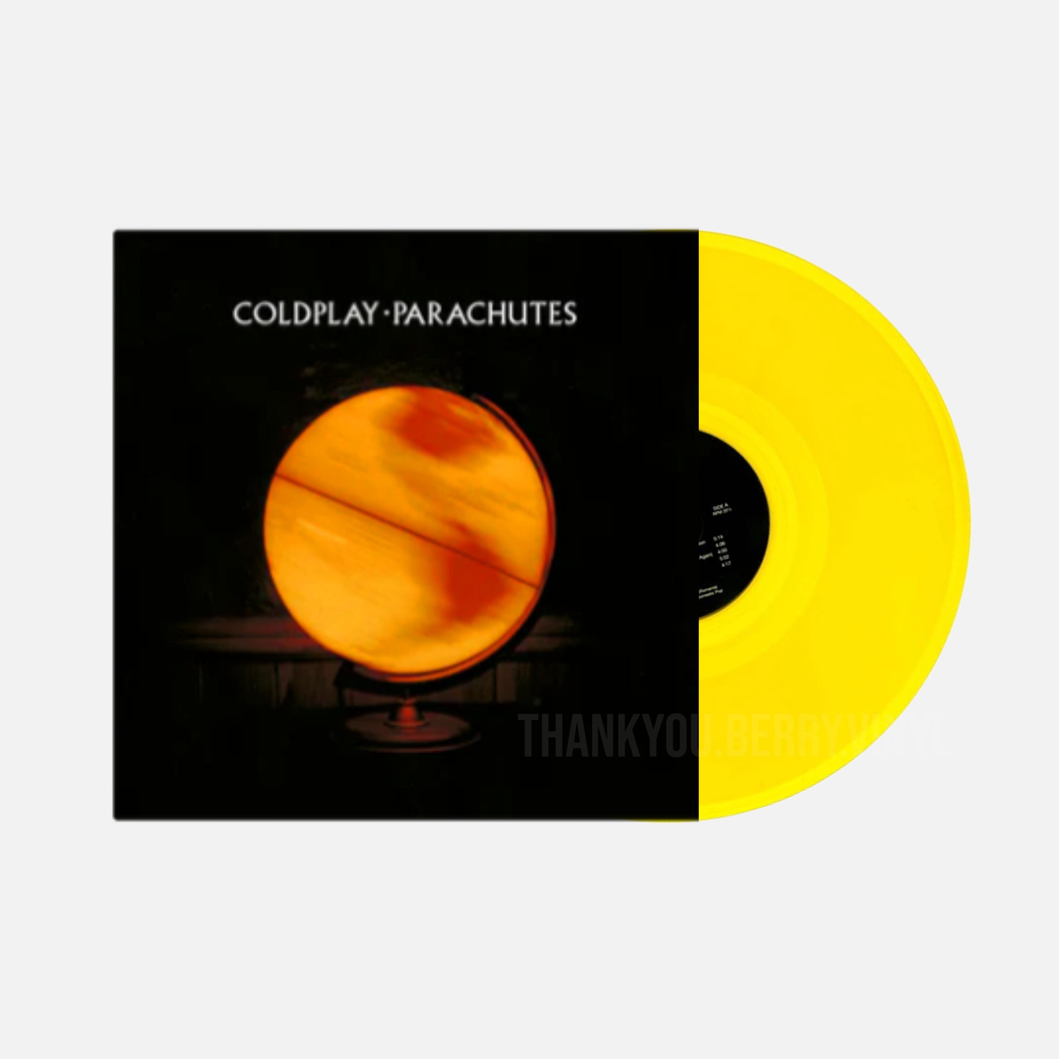 Coldplay LP Parachutes 20th Anniversary Limited Edition (Yellow Vinyl)