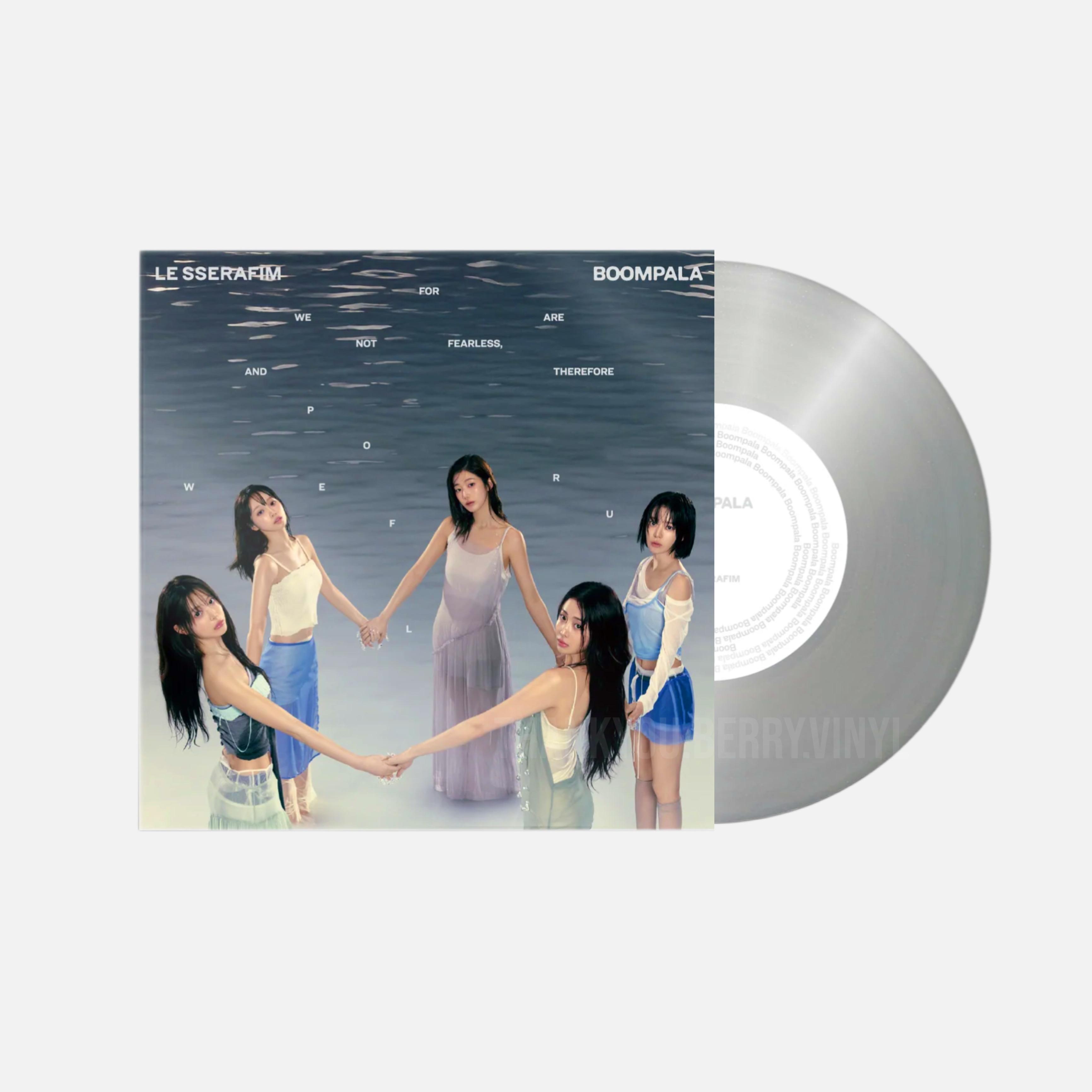 LE SSERAFIM LP Single BOOMPALA (7 inch/Silver Vinyl)