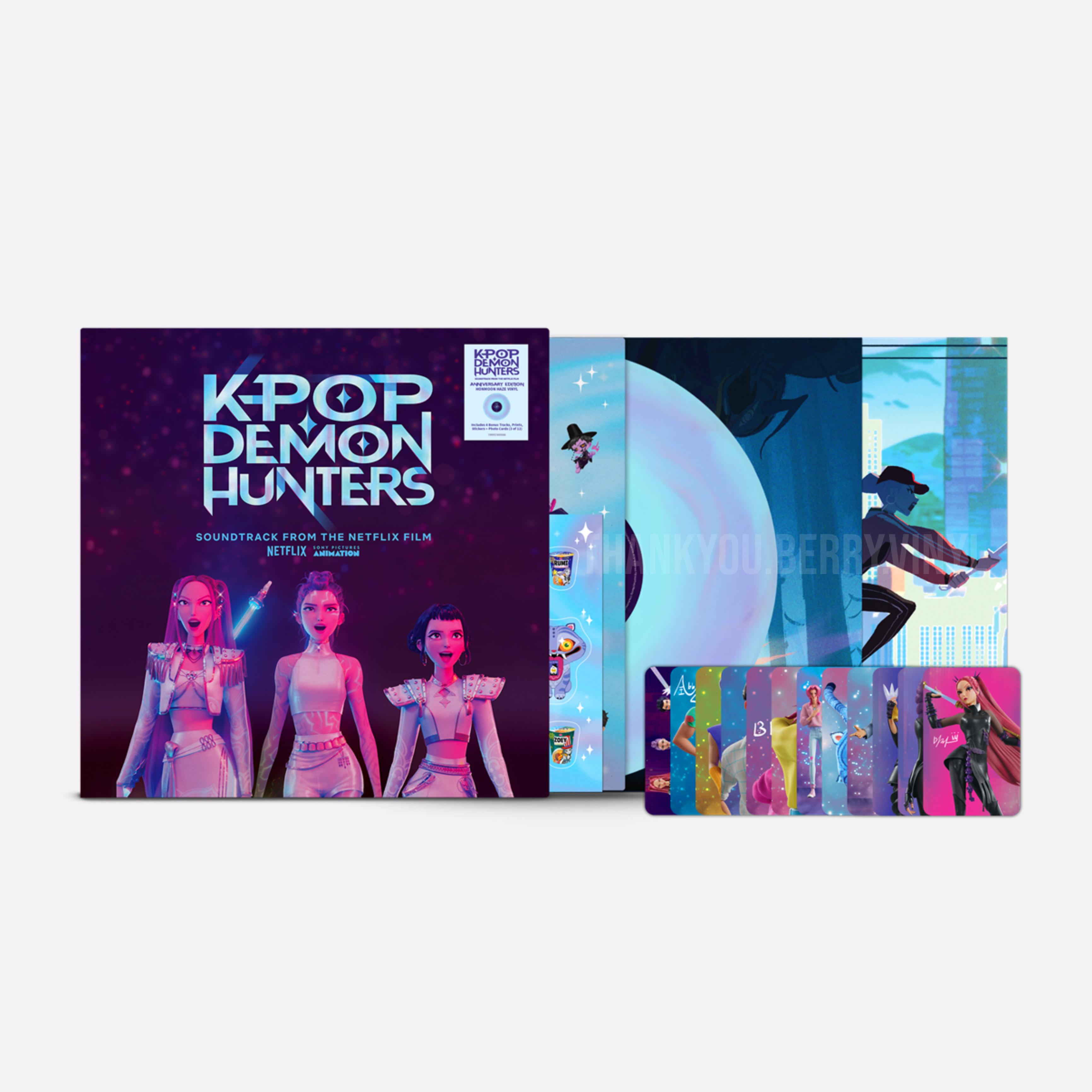 K-pop Demon Hunters LP Kaedehun 1st Anniversary Edition (Blue Marble Colored Vinyl)