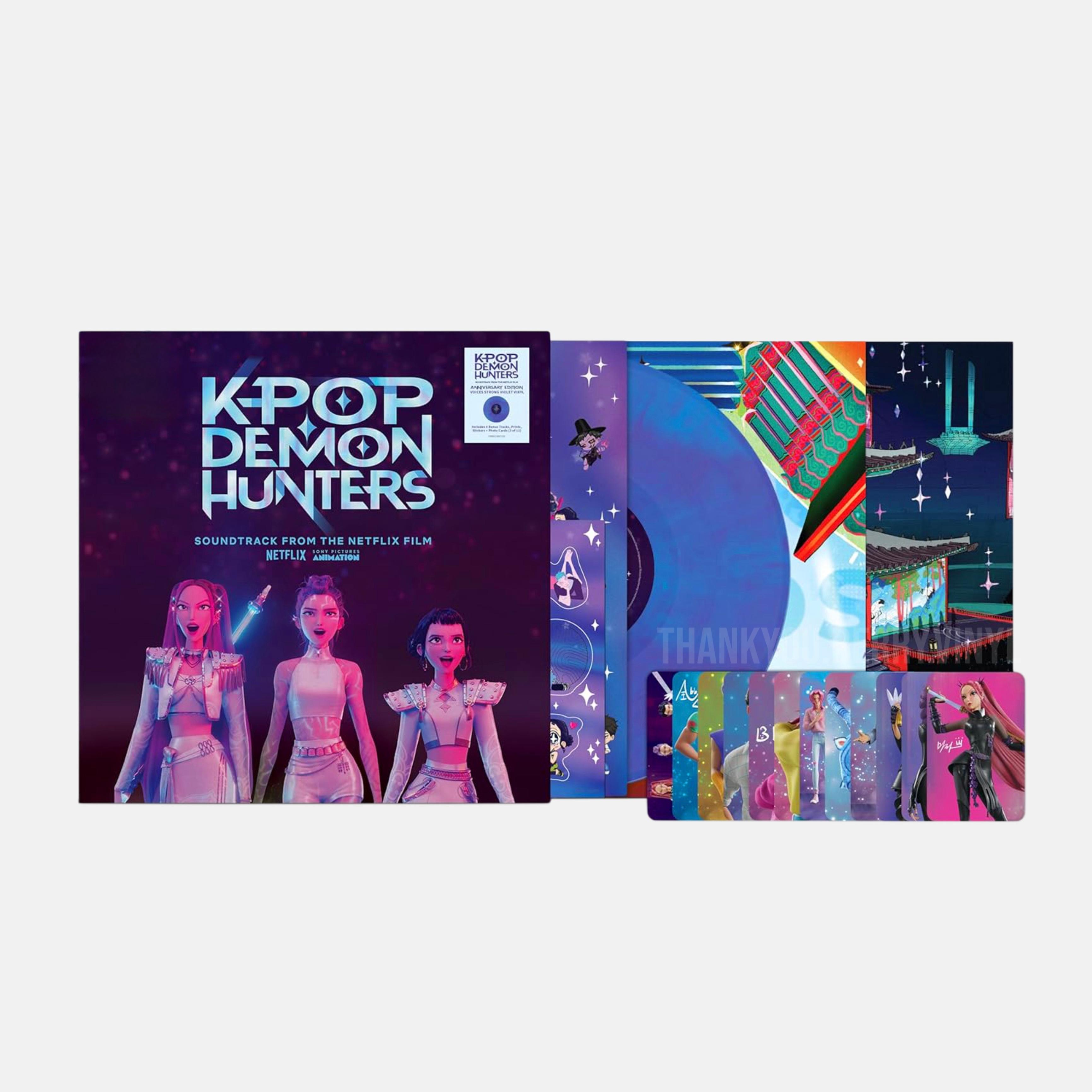 K-pop Demonhunters LP Kedehun 1st Anniversary Edition (Blue Purple Marble)