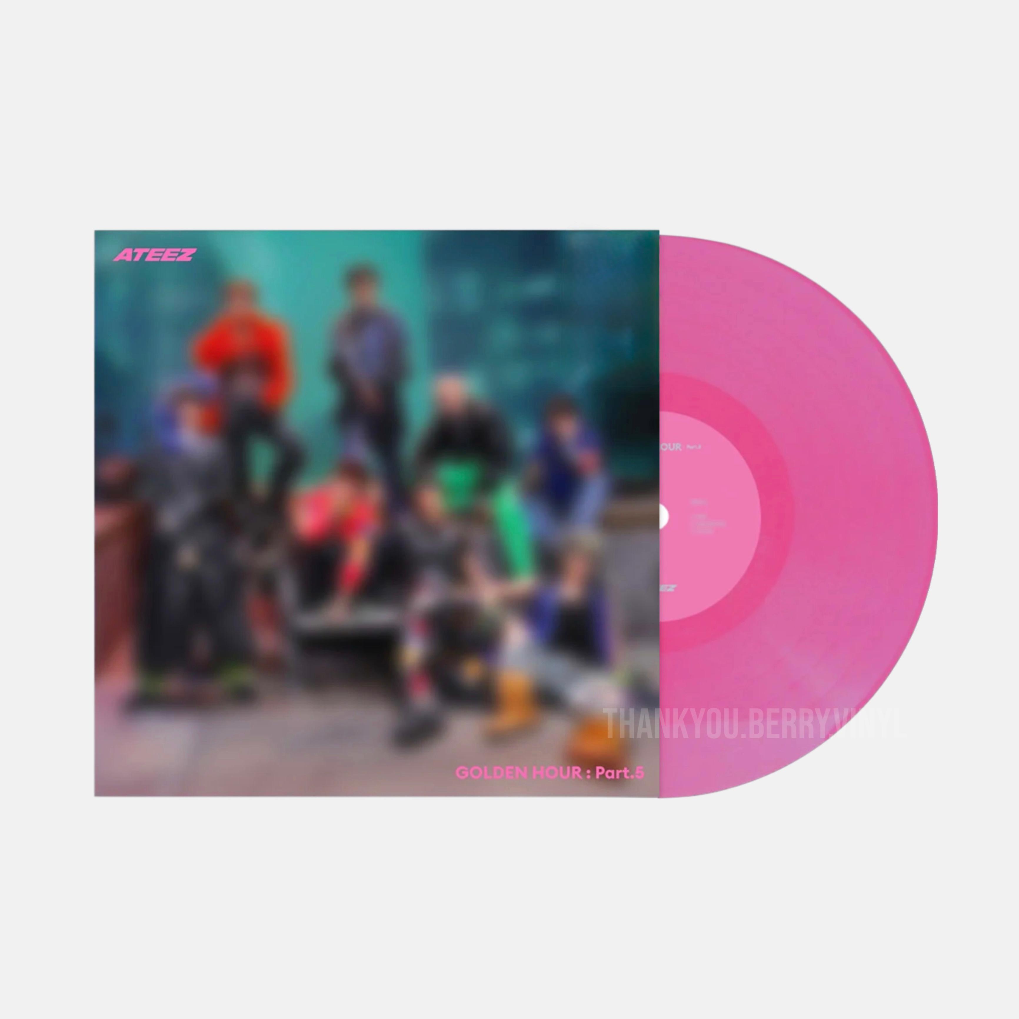 ATEEZ LP Mini Album Vol.14 Golden Hour Part 5 (Pink Colored Vinyl)