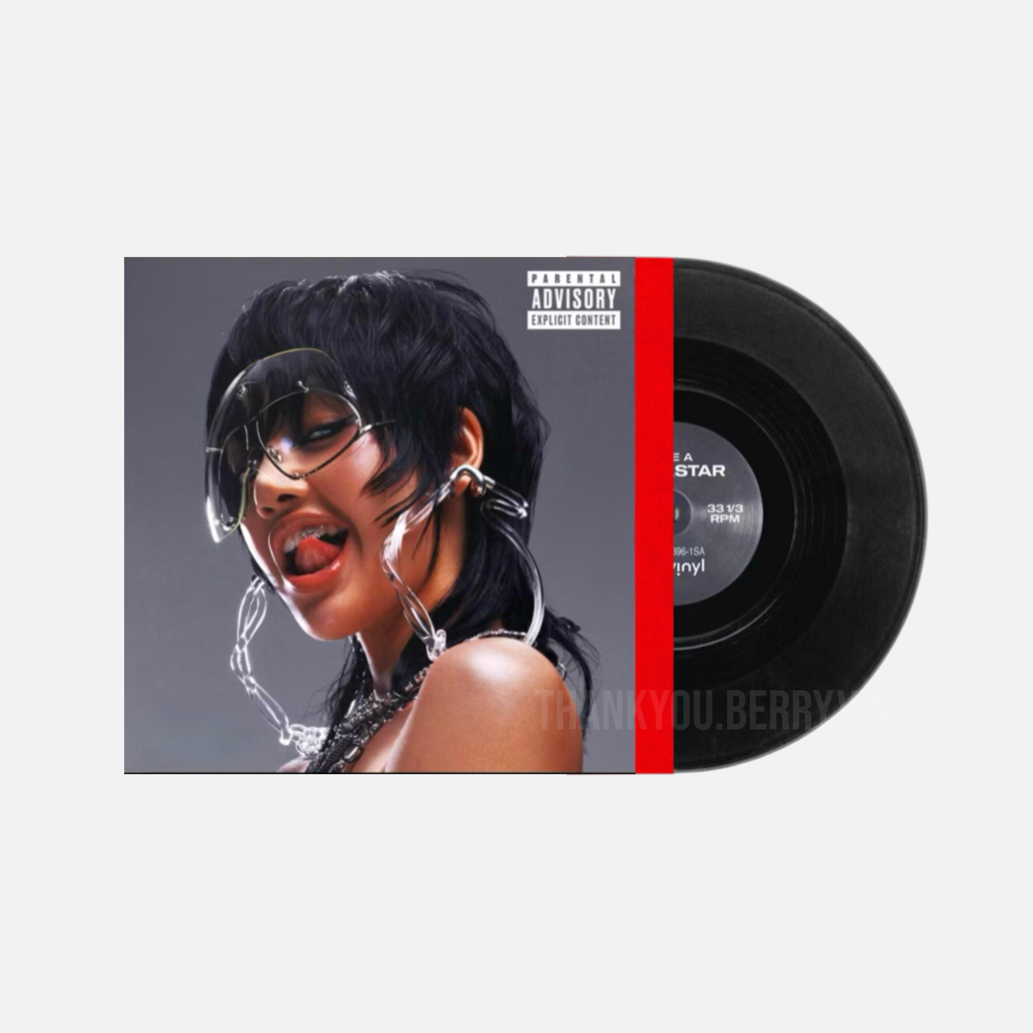 BLACKPINK Lisa LP Single Rockstar (4" / Black Vinyl)