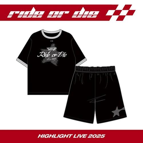 HIGHLIGHT - HIGHLIGHT LIVE 2025 [RIDE OR DIE] MD / T-SHIRT & PANTS SET