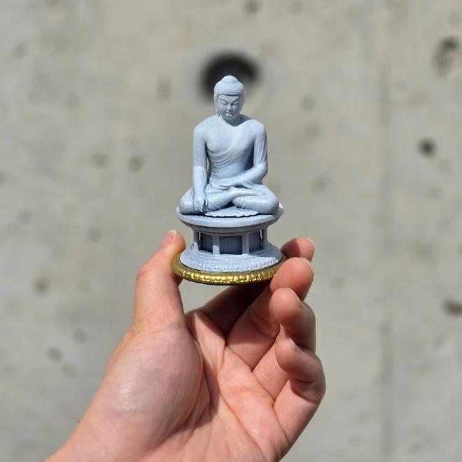 Seokguram Buddha Statue 80mm Miniature - National Gyeongju Museum Specialty Product