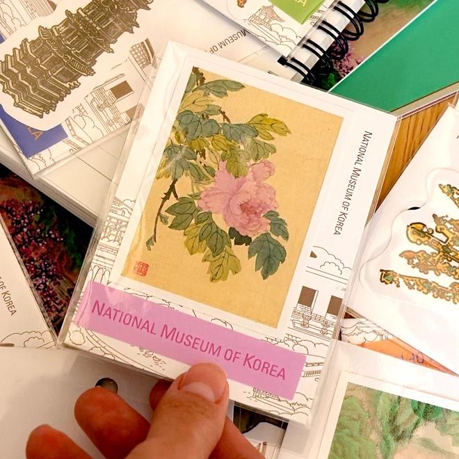 Sticker (Peony) - National Museum of Korea Specialized Product