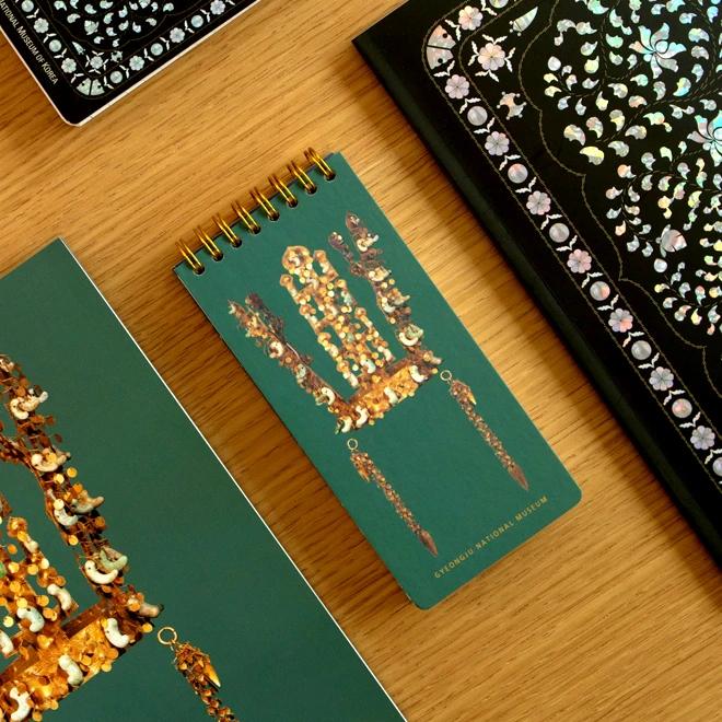 Spring Notebook (Gyeongju Gold Crown) - National Gyeongju Museum Specialty Product