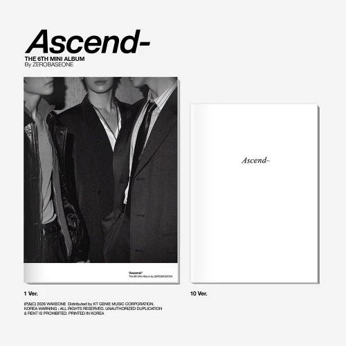 SET - ZEROBASEONE - The 6th Mini Album [Ascend-] Photobook Ver. (1 Ver. & 10 Ver.)
