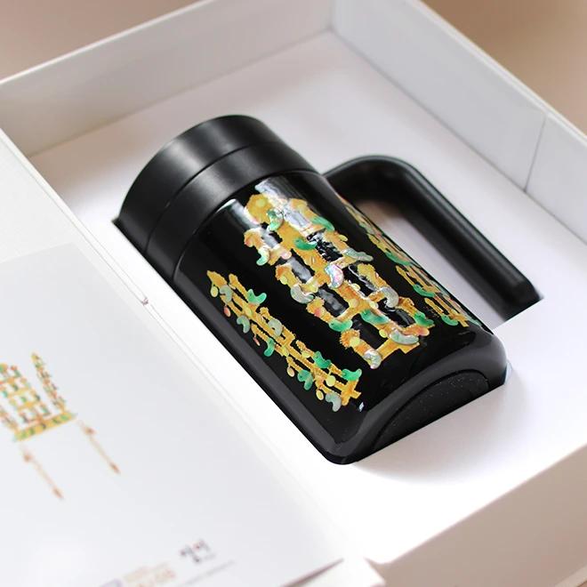 Cheonma Chong Gold Crown Mother-of-Pearl Inlaid Cup