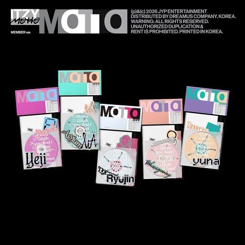 [Apple Bonus][SET/Album 5 EA] ITZY - Motto (MEMBER Ver.)
