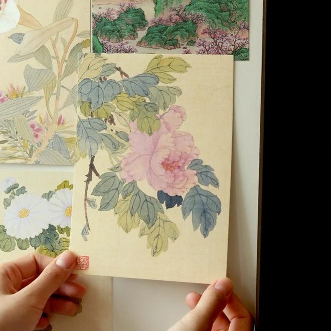 Postcard (Peony) - National Museum of Korea Specialized Product