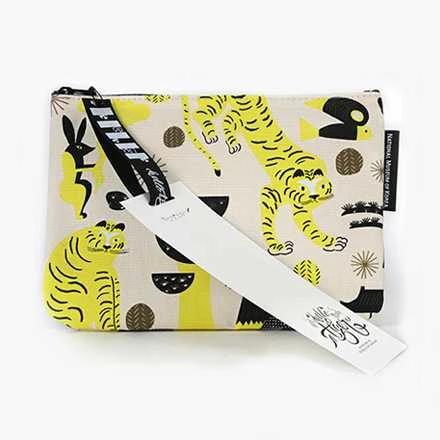 Yellow Tiger Pouch