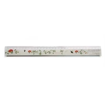Ruler with Flowers and Butterflies (30cm)