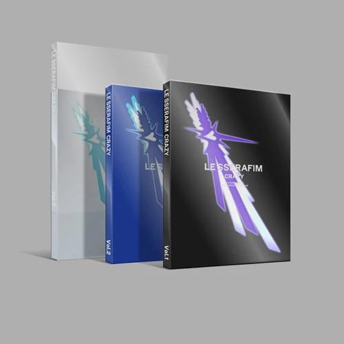 SET/Album 3 EA LE SSERAFIM - 4th Mini Album [CRAZY]