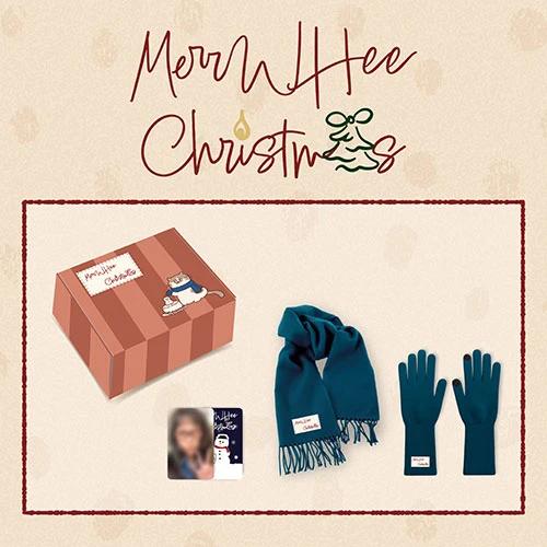 Whee In - CHRISTMAS CAFE 'MERRWHEE CHRISTMAS' MD / Gloves & Muffler SET