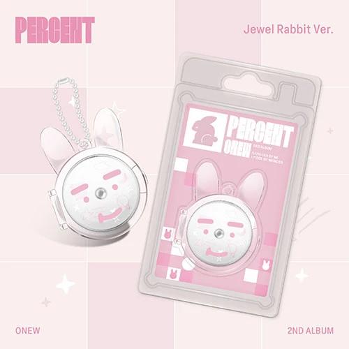 ONEW - Regular Album 2nd [PERCENT] (Jewel Rabbit Ver.)