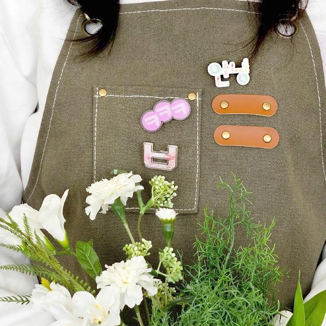 Hunminjeongeum Hangul Acrylic Word Badge