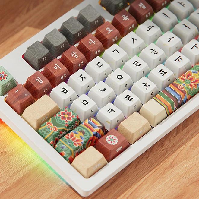 Dancheong Mechanical Wired Keyboard (White) (Single Purchase) 2024 Korea Tourism Competition