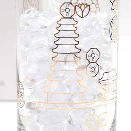 Glass Cup (300ml) with Mille Silla Relics - Specialized Product of National Gyeongju Museum