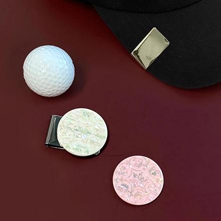 Nacre Ball Marker Set (Beige, Pink)