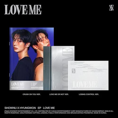 SET 3 EA Album | Shenu X Hyungwon (MONSTA X) - EP [LOVE ME]